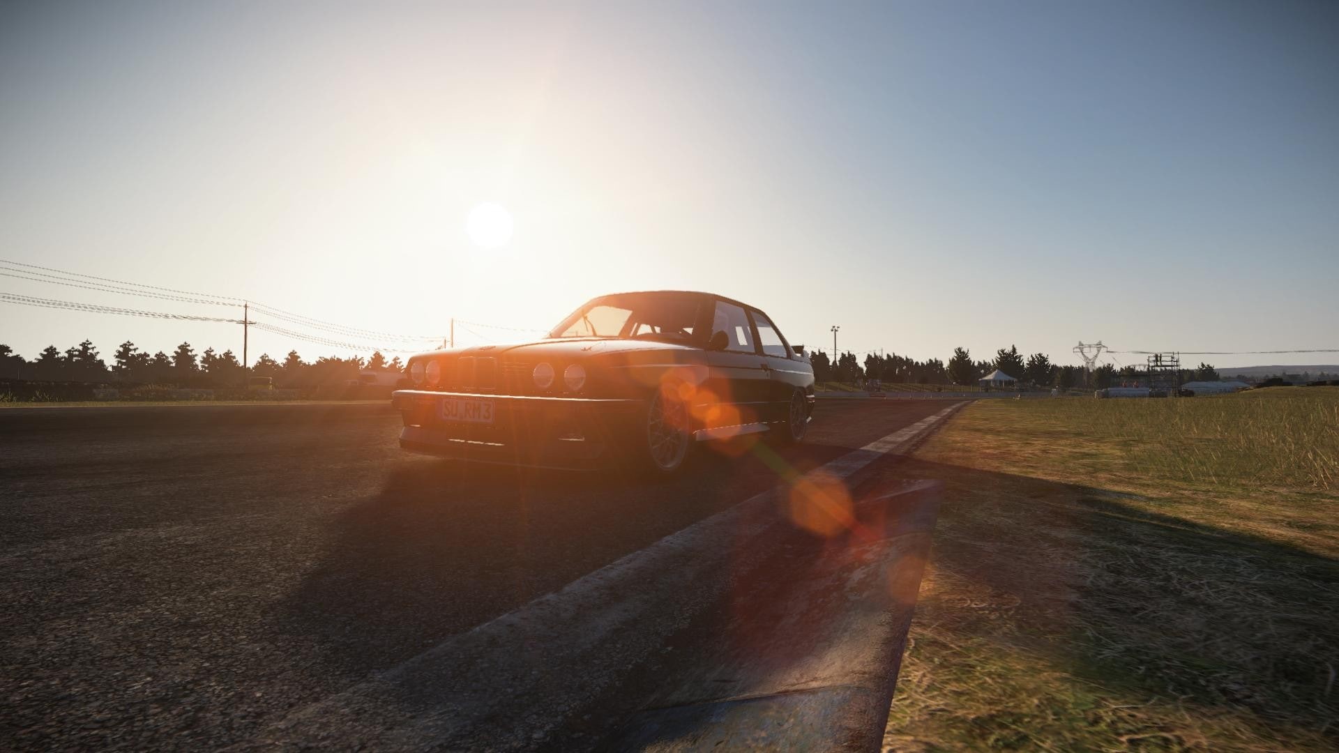 transportation, sunbeam, sun, lens flare, blurred motion, car, clear sky, copy space, motion, dust, Raupuna Park, sunset, mode of transportation, sky, bright, HD Wallpaper