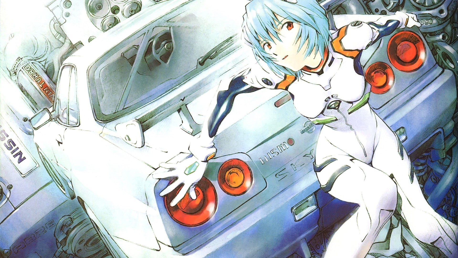 transportation, Nissan, sink, red, directly above, lighting equipment, high angle view, household equipment, day, representation, communication, Nissan Skyline GT-R R34 Nismo, HD Wallpaper