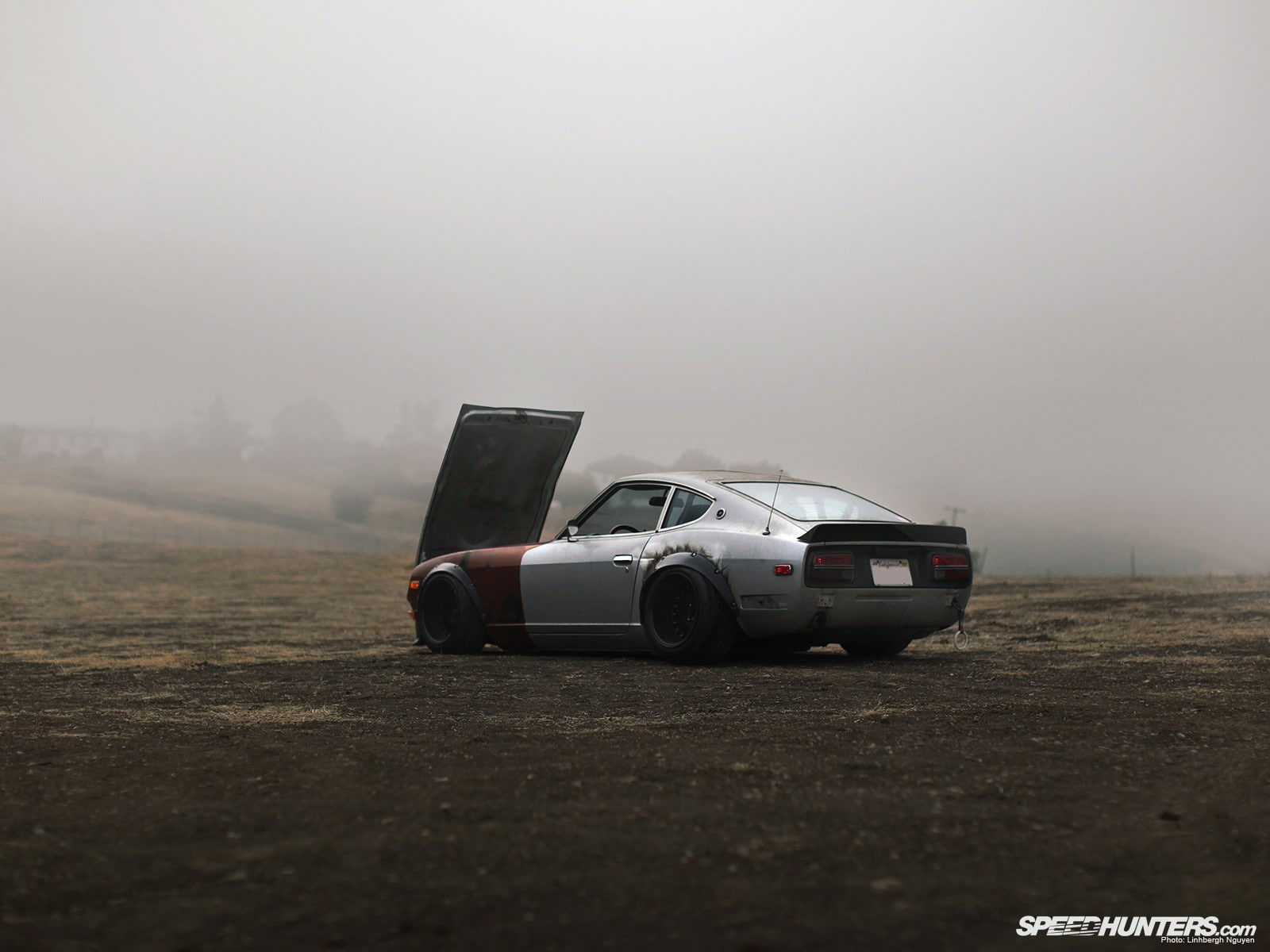 sky, motor vehicle, 720P, nature, non-urban scene, mode of transportation, no people, car, day, land vehicle, land, beauty in nature, Speedhunters, outdoors, HD Wallpaper
