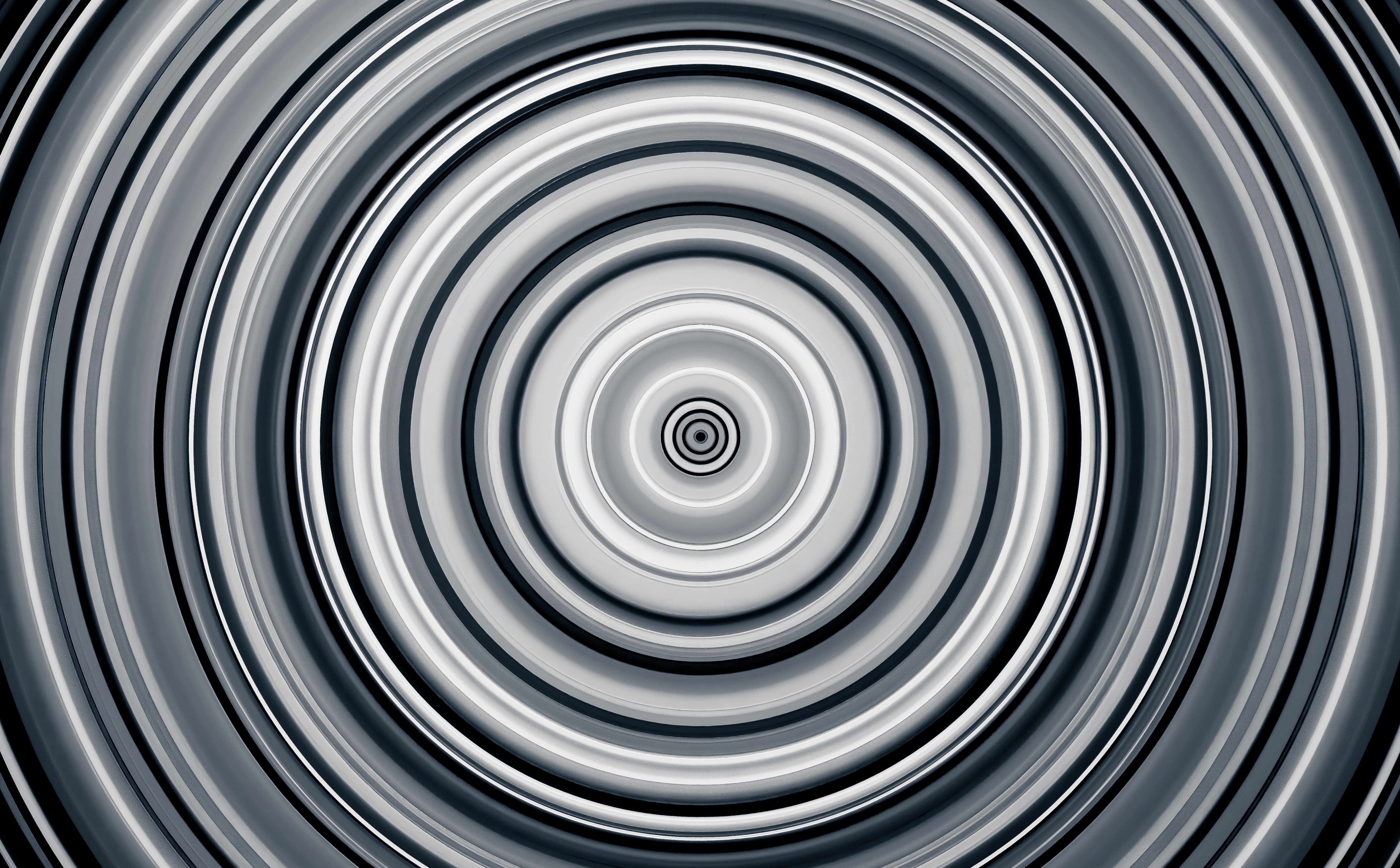 illustration, 5K, backgrounds, shape, concentric, technology, no people, blurred motion, industry, Abstract, Artistic, indoors, target, alloy, pattern, HD Wallpaper