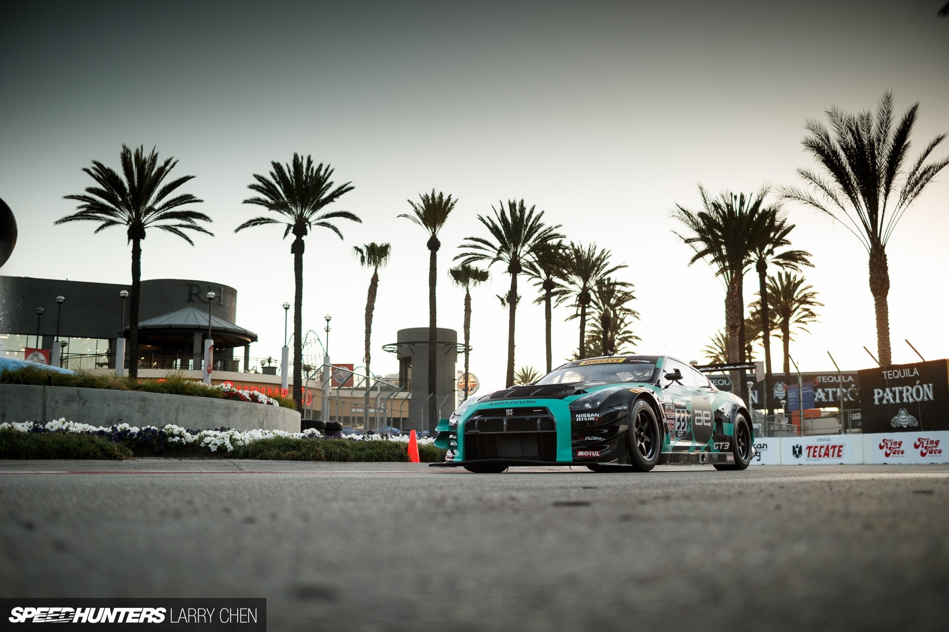 travel, city, motor vehicle, palm tree, plant, coconut palm tree, surface level, day, nature, Nissan GT-R NISMO, no people, land vehicle, street, mode of transportation, HD Wallpaper