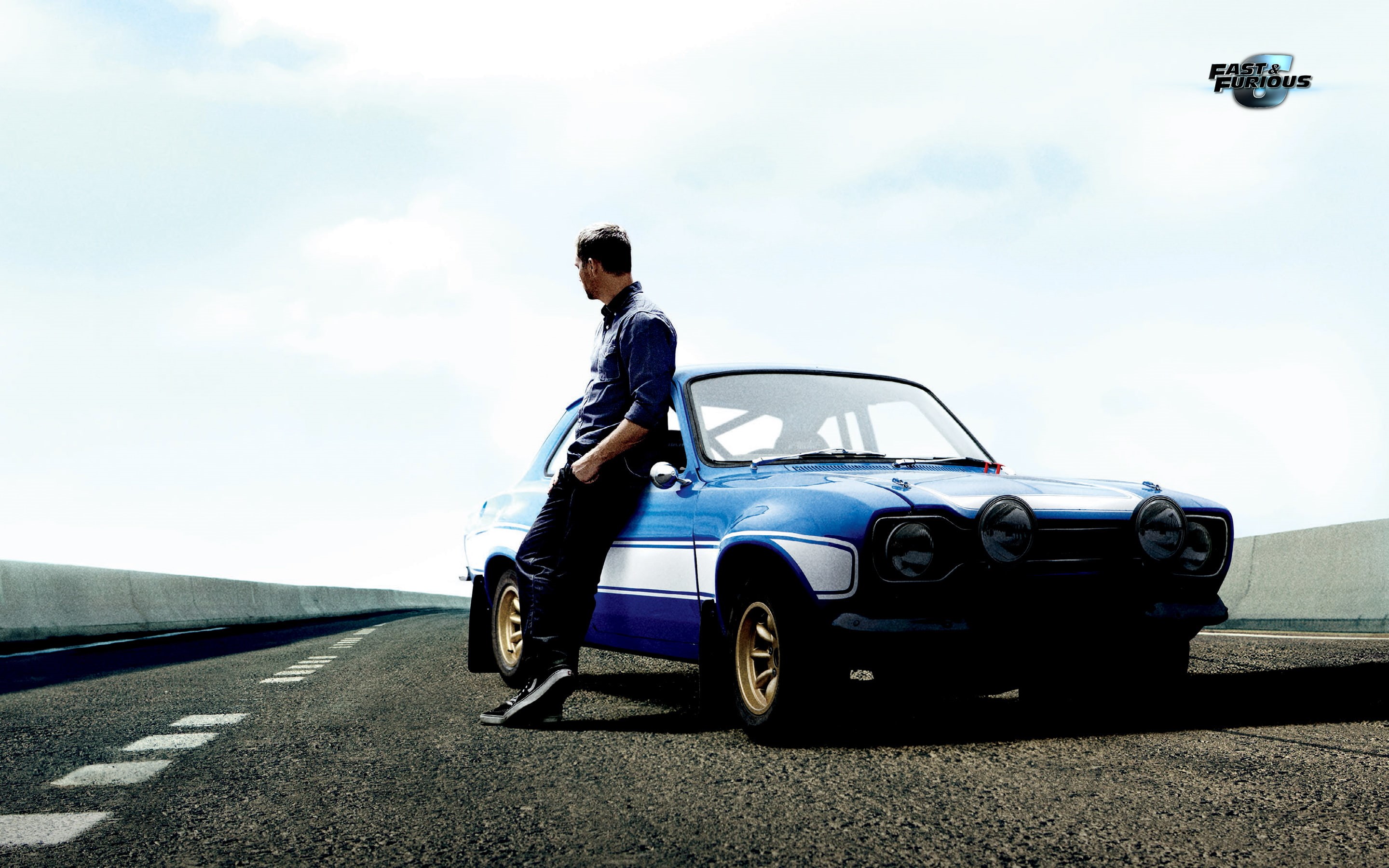 furious, coupe, white, amp, blue, 2K, walker, fast, paul, HD Wallpaper