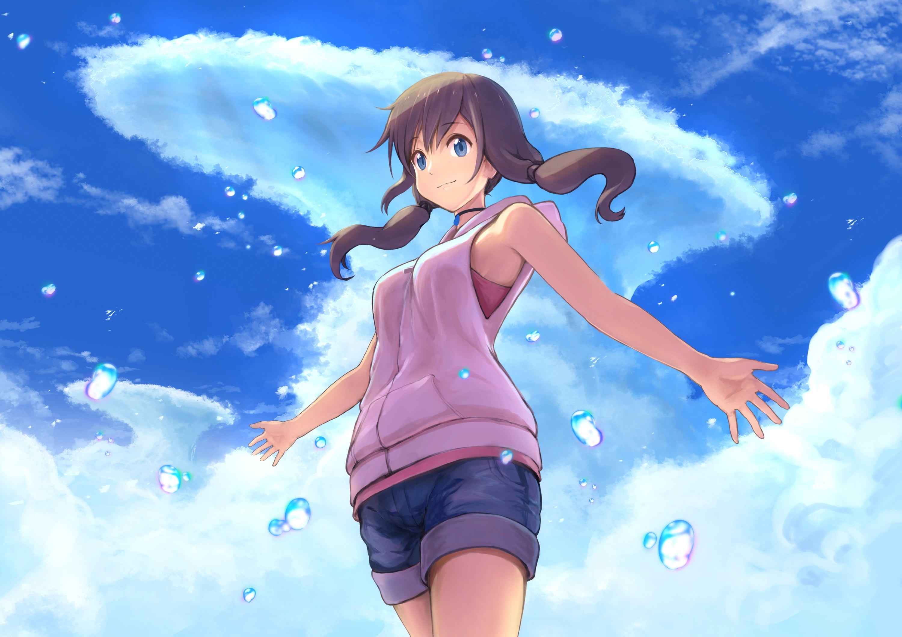 Hina Amano, 2K, Anime, Weathering With You, HD Wallpaper