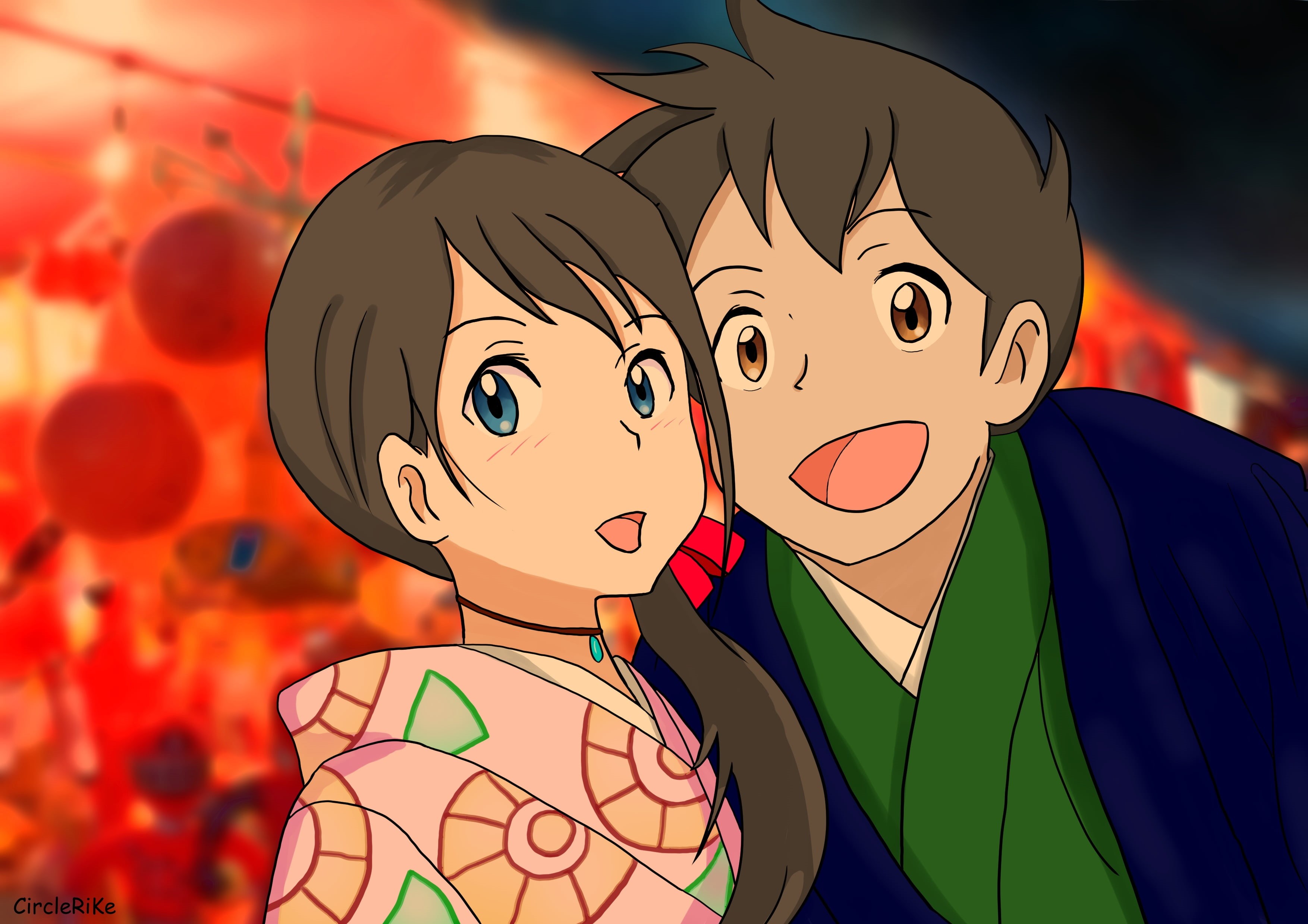 Hina Amano, Hodaka Morishima, Anime, 2K, Weathering With You, HD Wallpaper