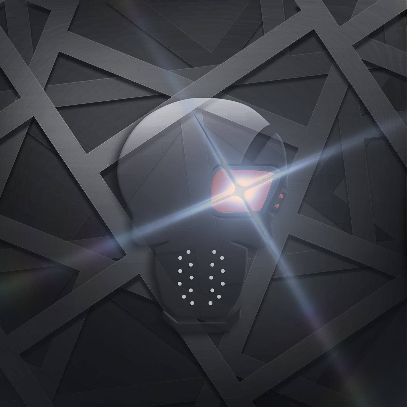 geometric shape, Suicide Squad, white, connection, lens flare, illuminated, design, no people, light - natural phenomenon, DC Comics, shape, ceiling, pattern, Phone HD Wallpaper