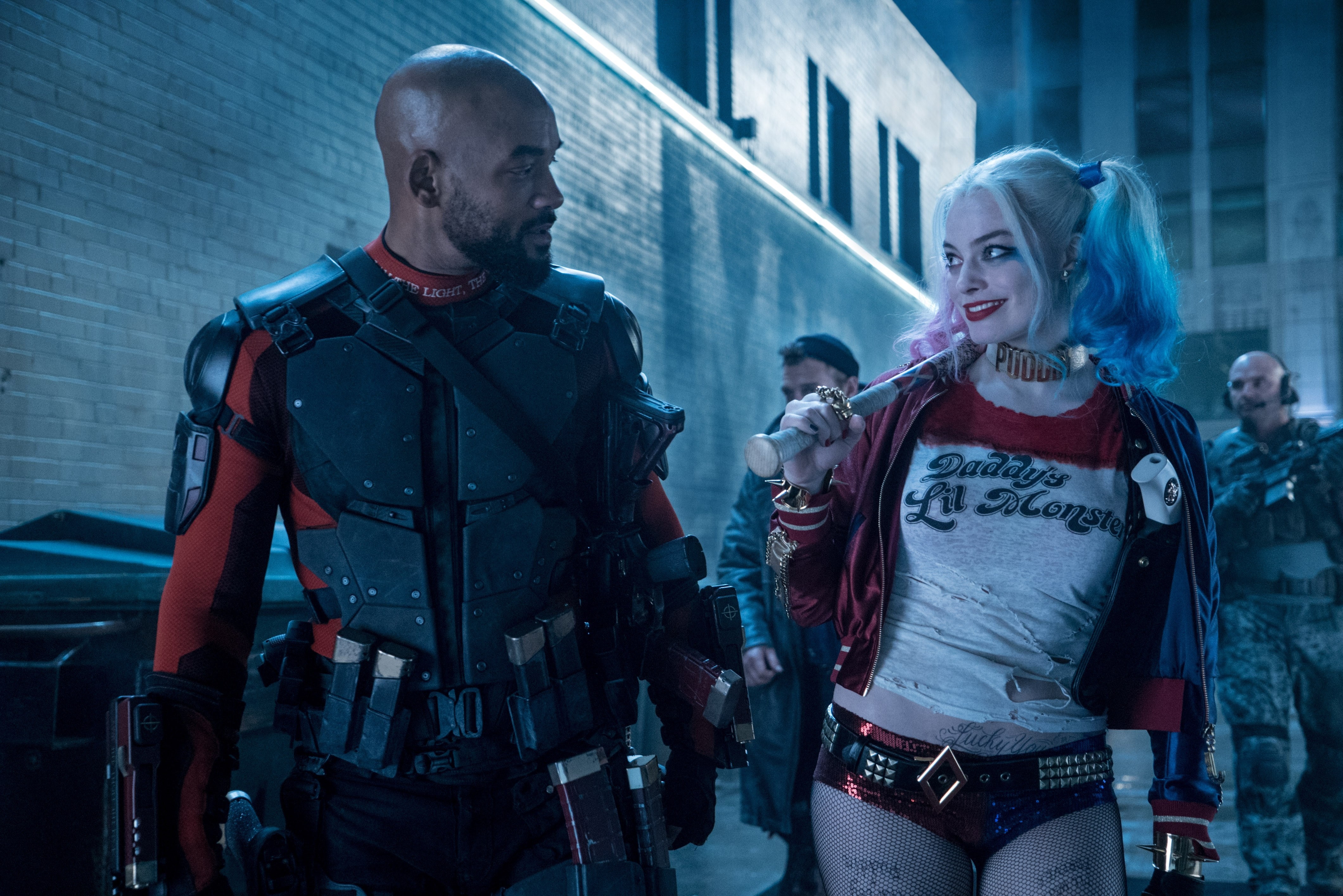 Margot Robbie, Suicide Squad, 4K, Deadshot, Harley Quinn, Movie, Will Smith, HD Wallpaper