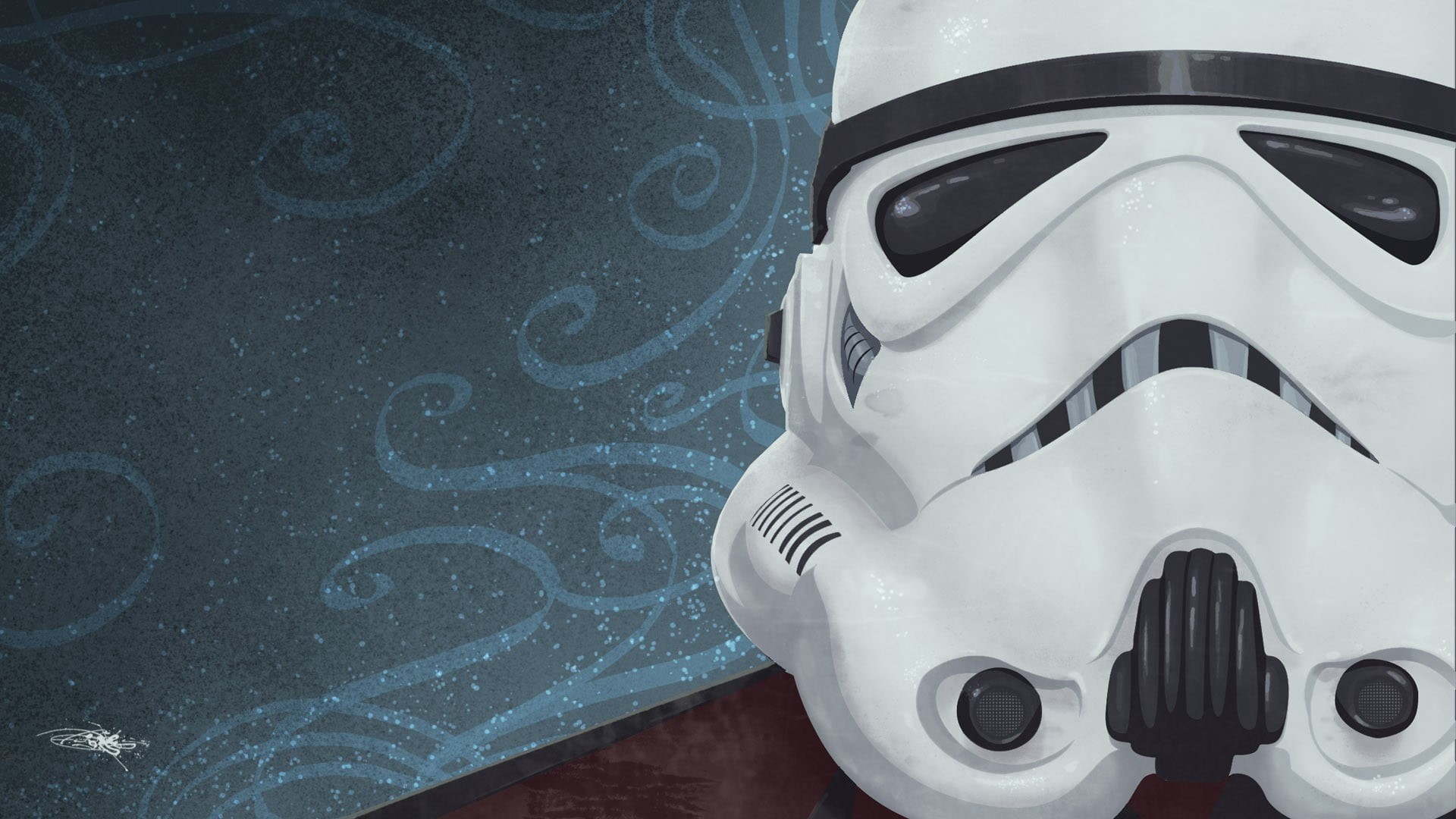 helmet, Star Wars, 1080P, white color, sea, water, storm, security, trooper, artwork, metal, adventure, safety, close-up, transportation, protection, indoors, HD Wallpaper