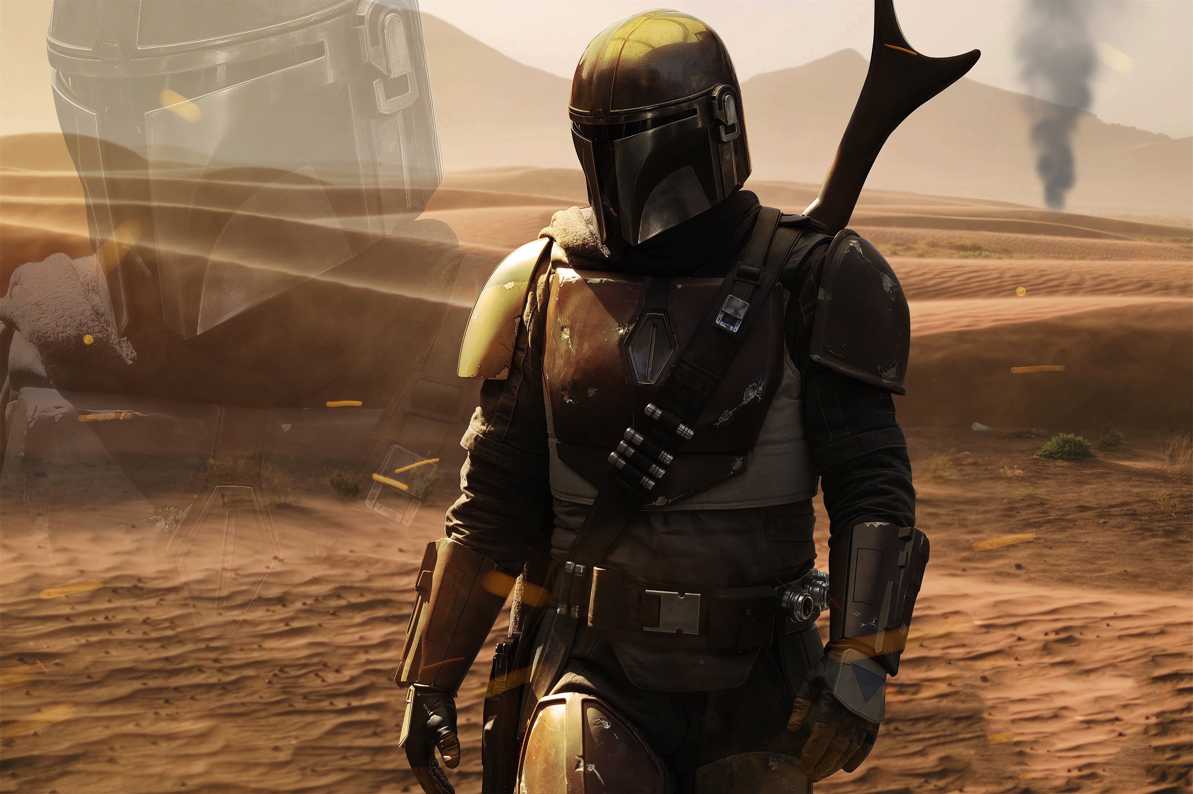 The Mandalorian, TV Show, Star Wars, 4K, The Mandalorian (Character), HD Wallpaper