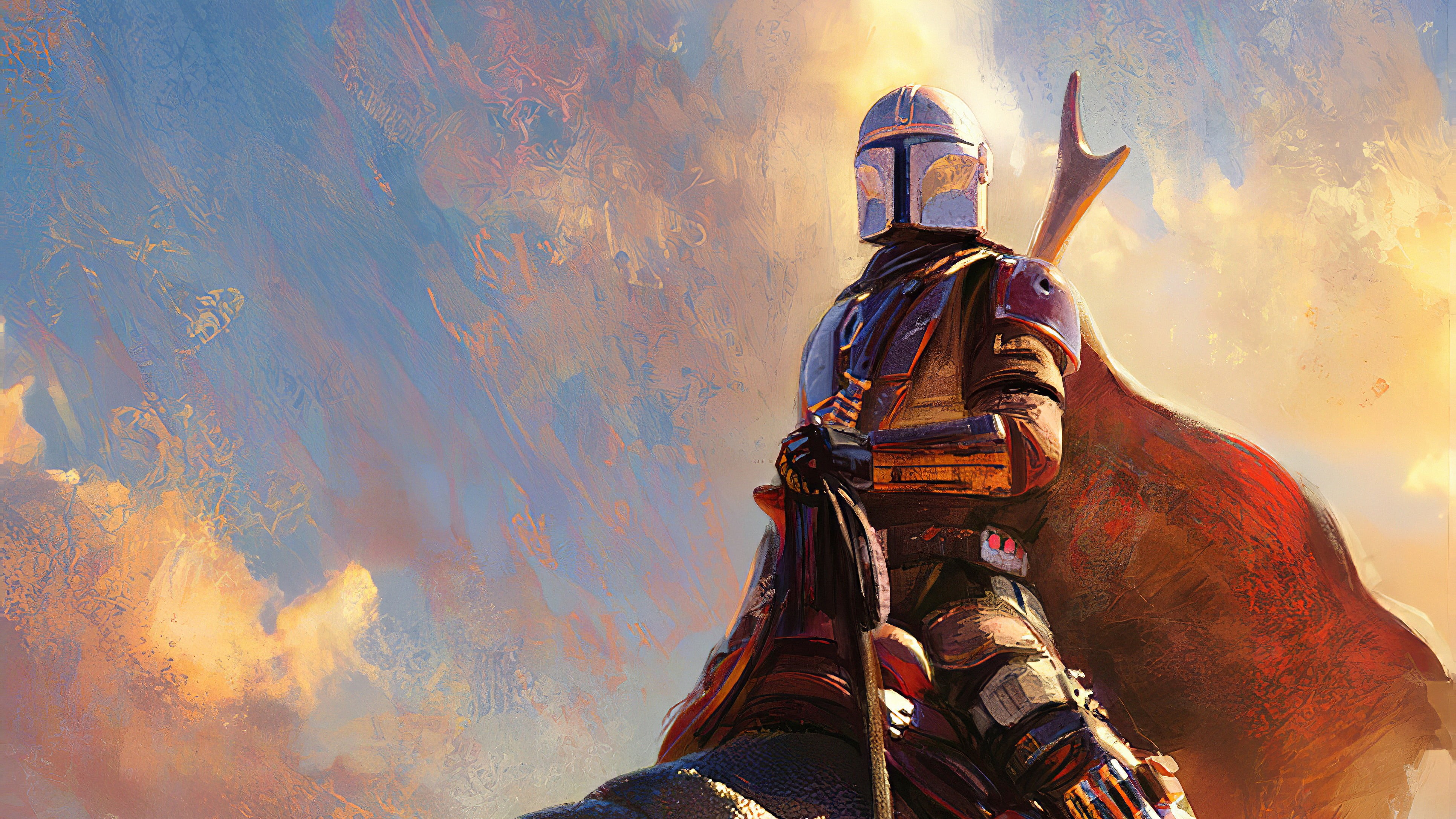 The Mandalorian (Character), The Mandalorian, Star Wars, 4K, TV Show, HD Wallpaper
