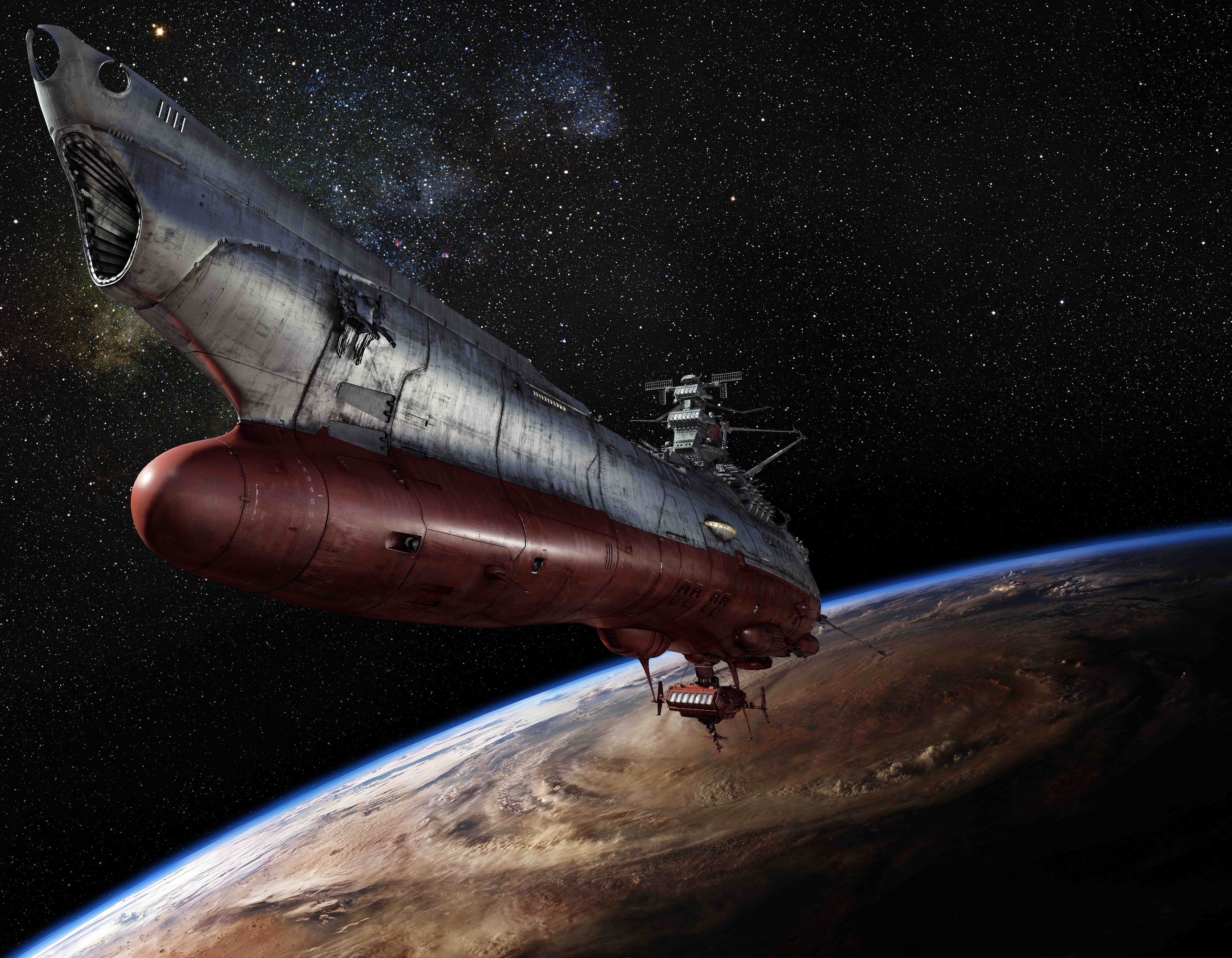 Space Battleship Yamato, Anime, 4K, HD Wallpaper