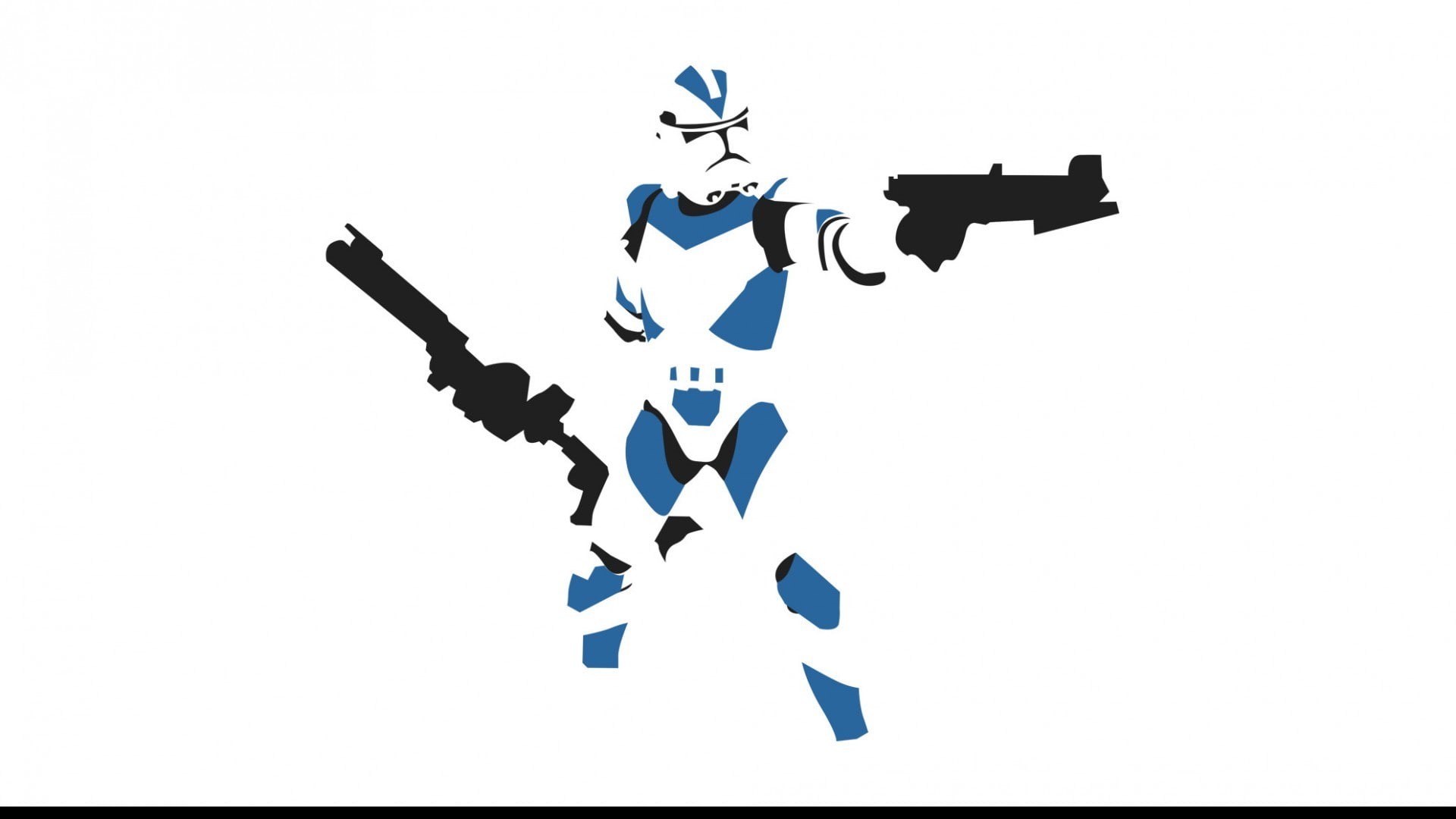 clone trooper, Star Wars, 1080P, minimalism, HD Wallpaper