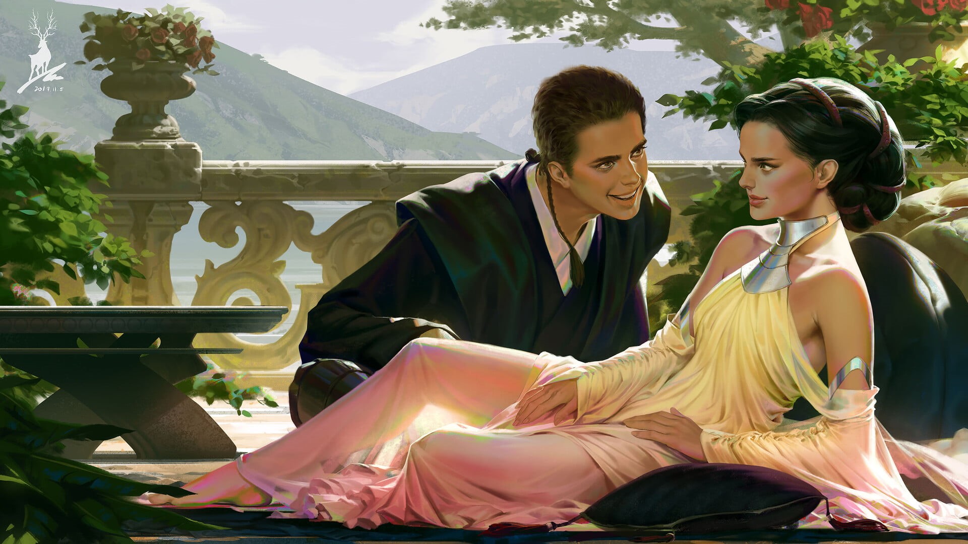 1080P, Padmé Amidala, Star Wars, Anakin Skywalker, Star Wars Episode II: Attack Of The Clones, HD Wallpaper