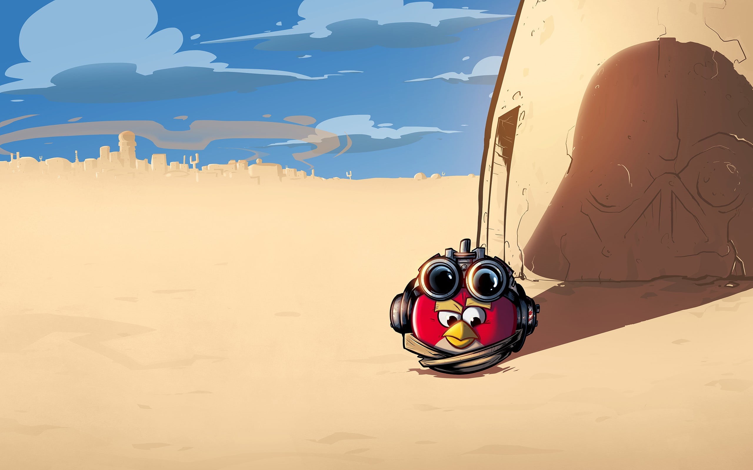 scenics - nature, red, animal, Star Wars, beauty in nature, sand, day, Tatooine, animal representation, Anakin Skywalker, animal themes, land, creativity, HD Wallpaper