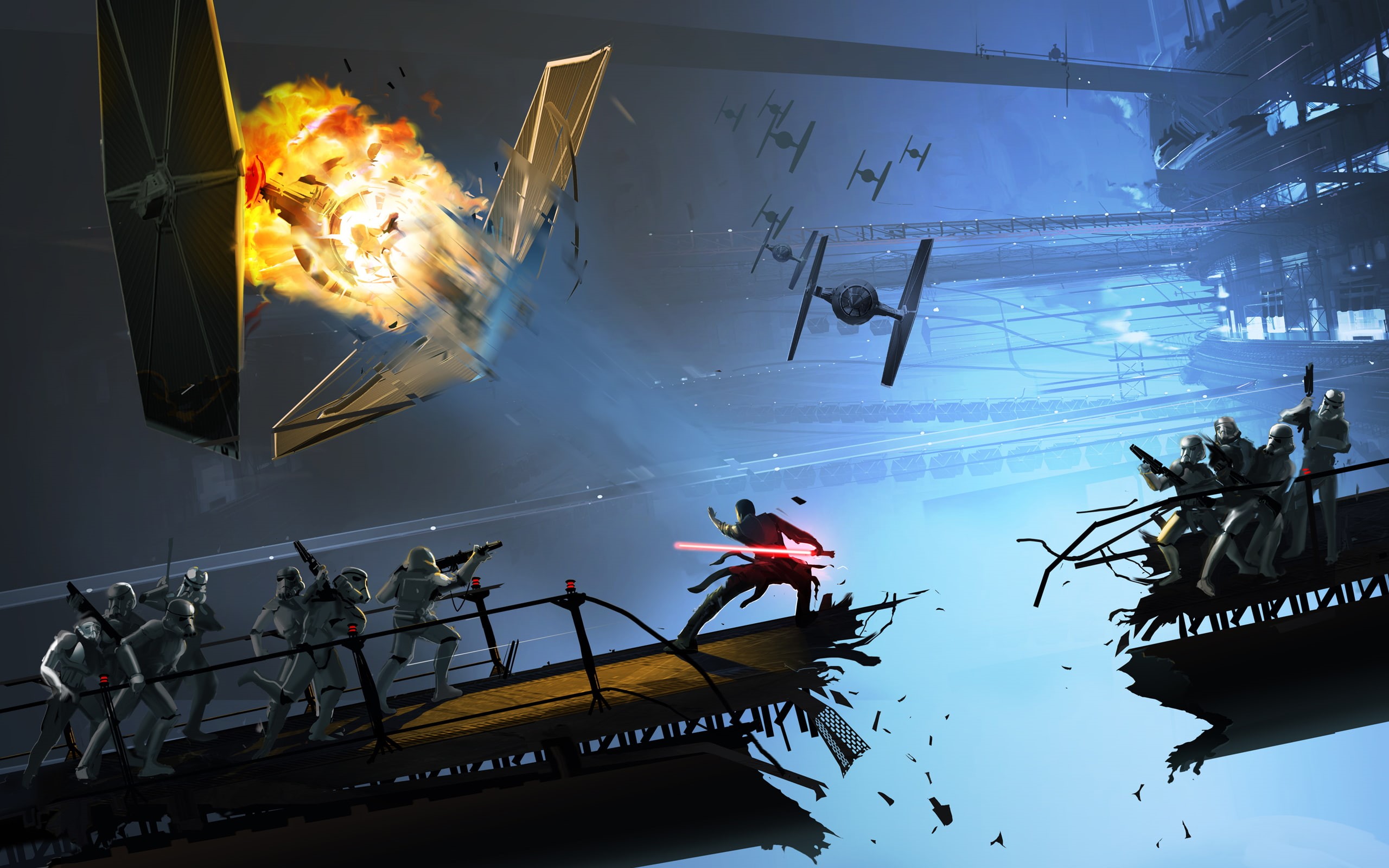 games, 2K, star, star wars, star wars the force unleashed, unleashed, wars, force, stormtrooper, HD Wallpaper