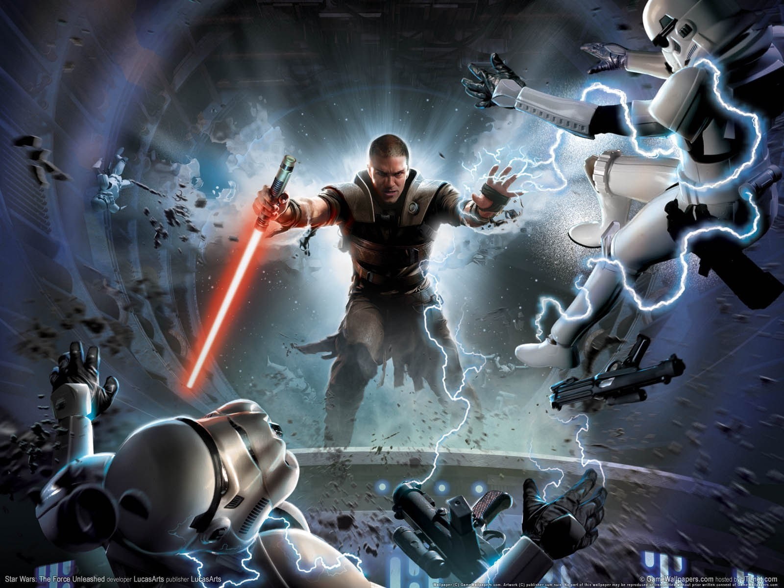 jedi, stormtrooper, video games, hd, wars, lightsaber, star, 720P, unleashed, the, force, HD Wallpaper
