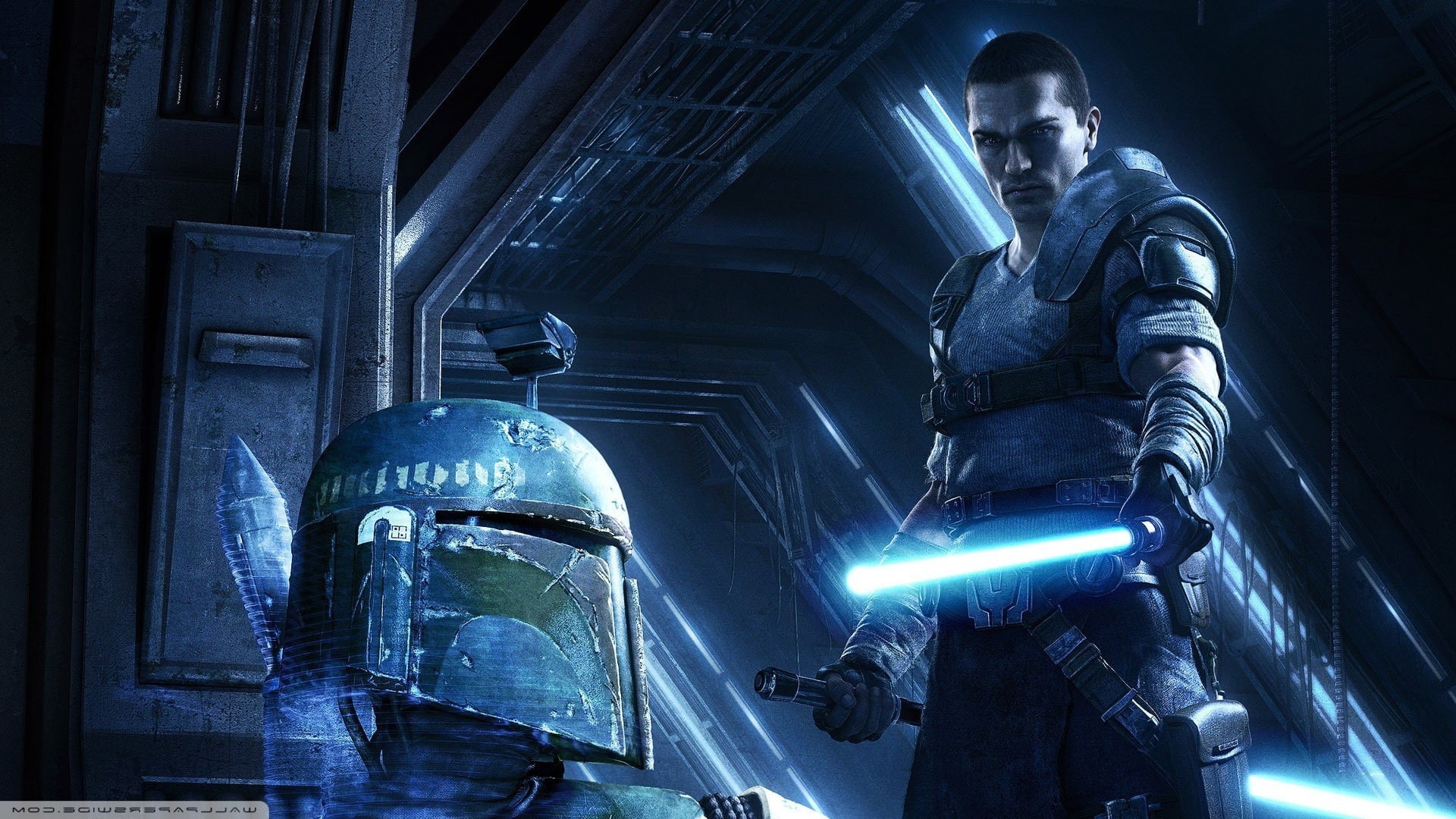 sparks, welding, Star Wars, metal, welder, technology, holding, headwear, Star Wars: The Force Unleashed, three quarter length, safety, metal industry, HD Wallpaper