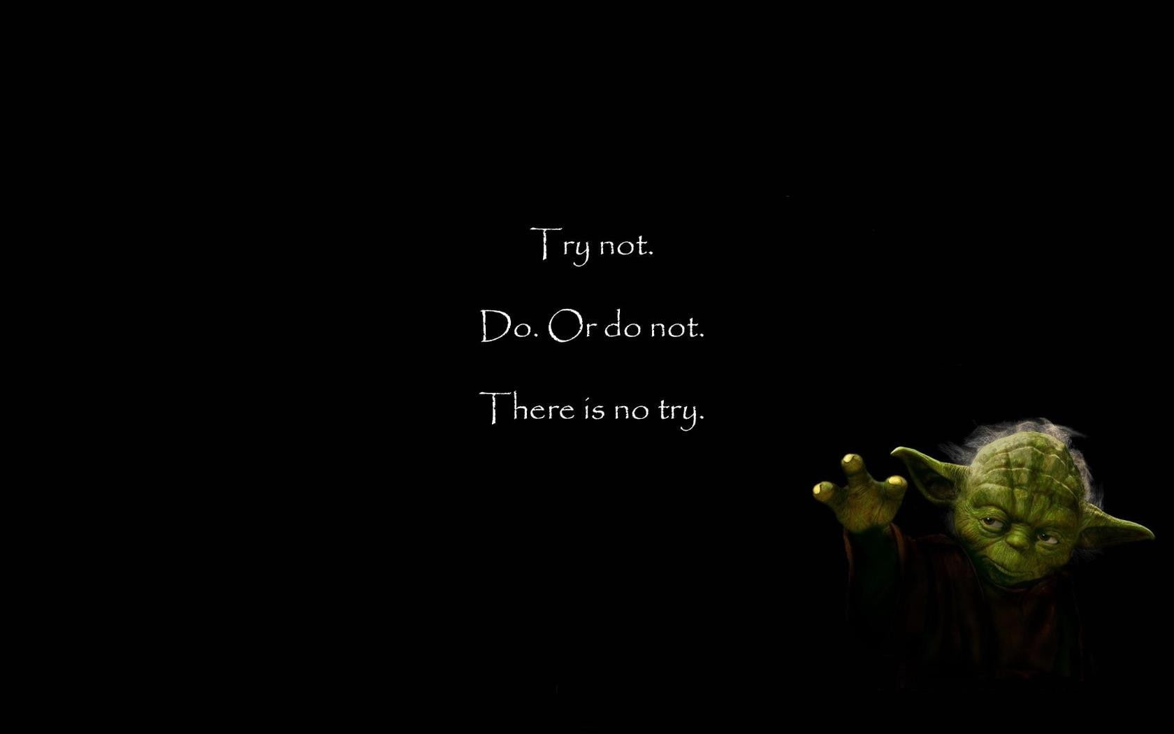 quote, Yoda, 720P, HD Wallpaper