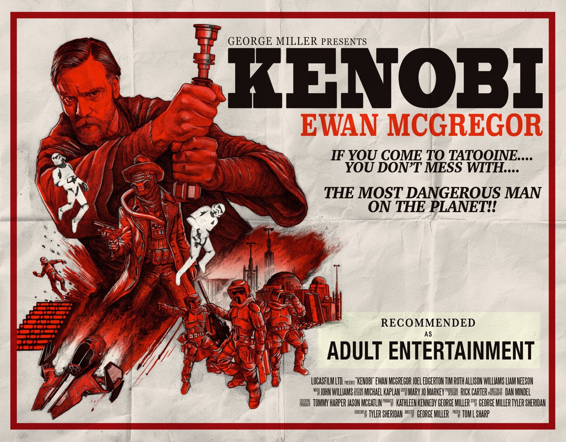Star Wars, Ewan McGregor, Obi-Wan Kenobi, 1080P, Stormtrooper, HD Wallpaper