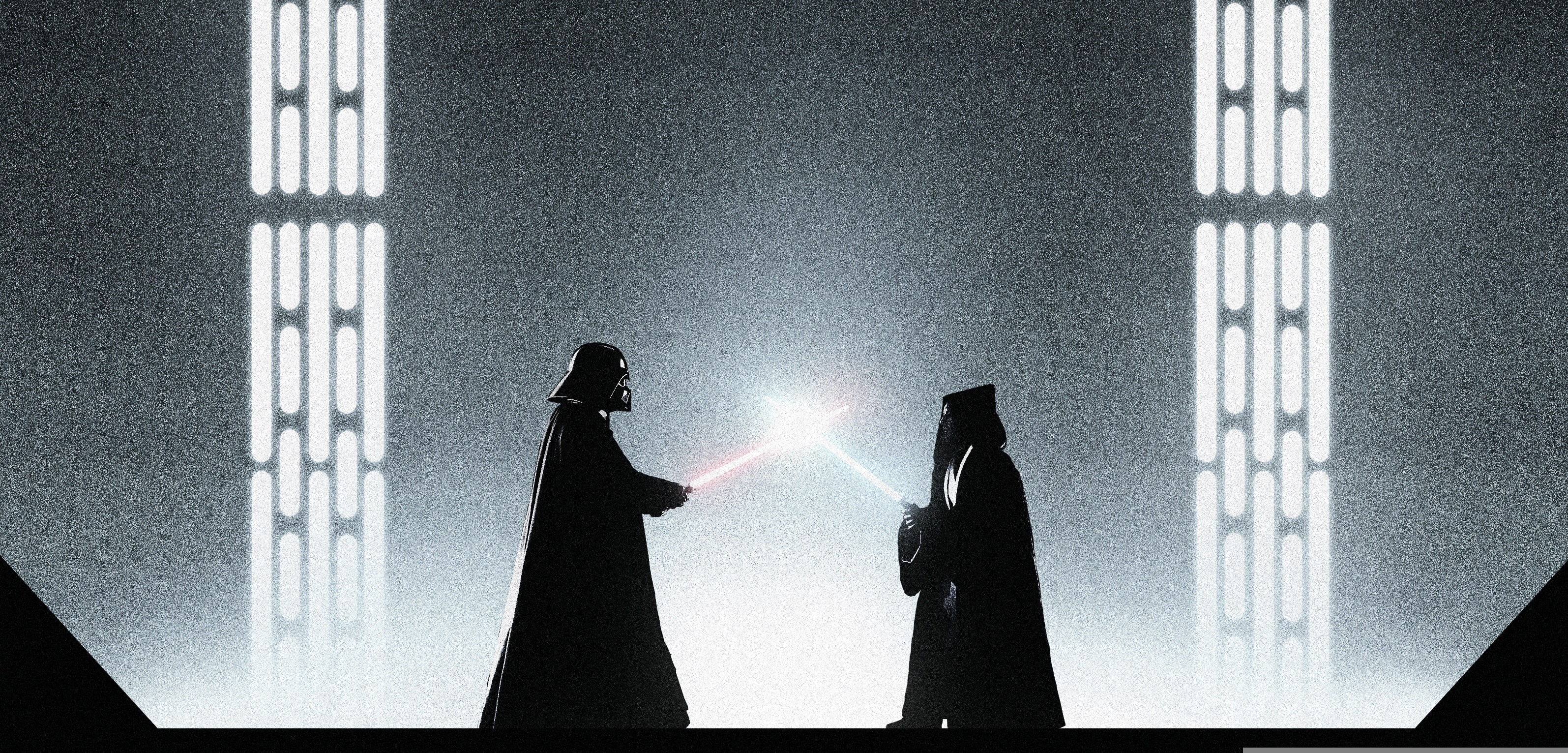 star wars, Darth Vader, 2K, lightsaber, Star Wars: Episode IV A New Hope, Star wars. Episode IV: a New hope, jedi, sith, Obi-Wan Kenobi, HD Wallpaper