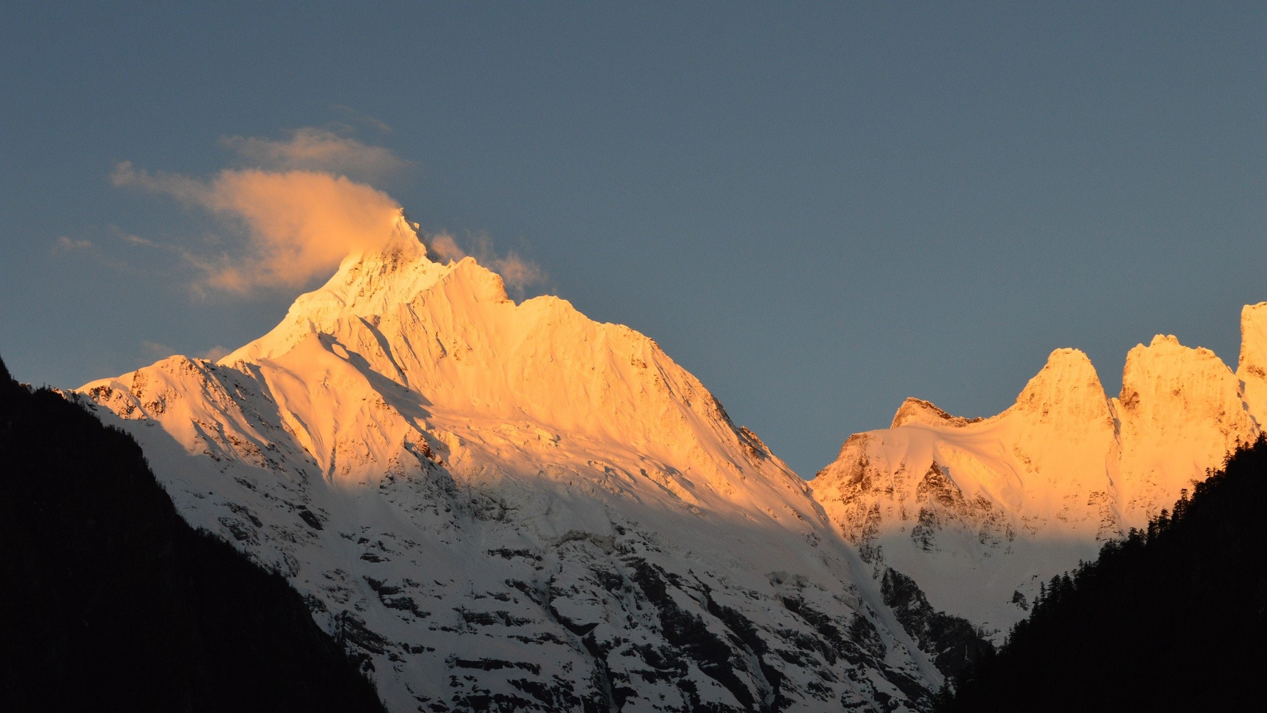 hd, nature, x, 2K, mountains, art, close, px, snow, 2560x1440 px, HD Wallpaper