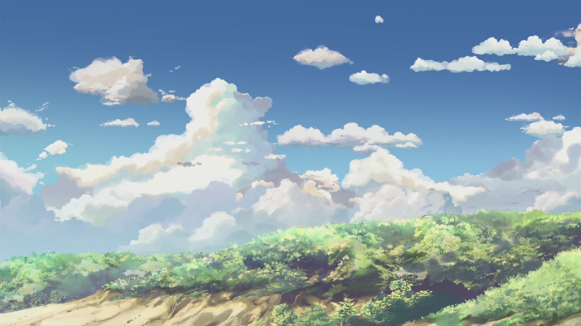 1920x1080 px, px, x, sunsets, per, centimeters, art, 1080P, second, nature, 5 Centimeters Per Second, anime, hd, HD Wallpaper