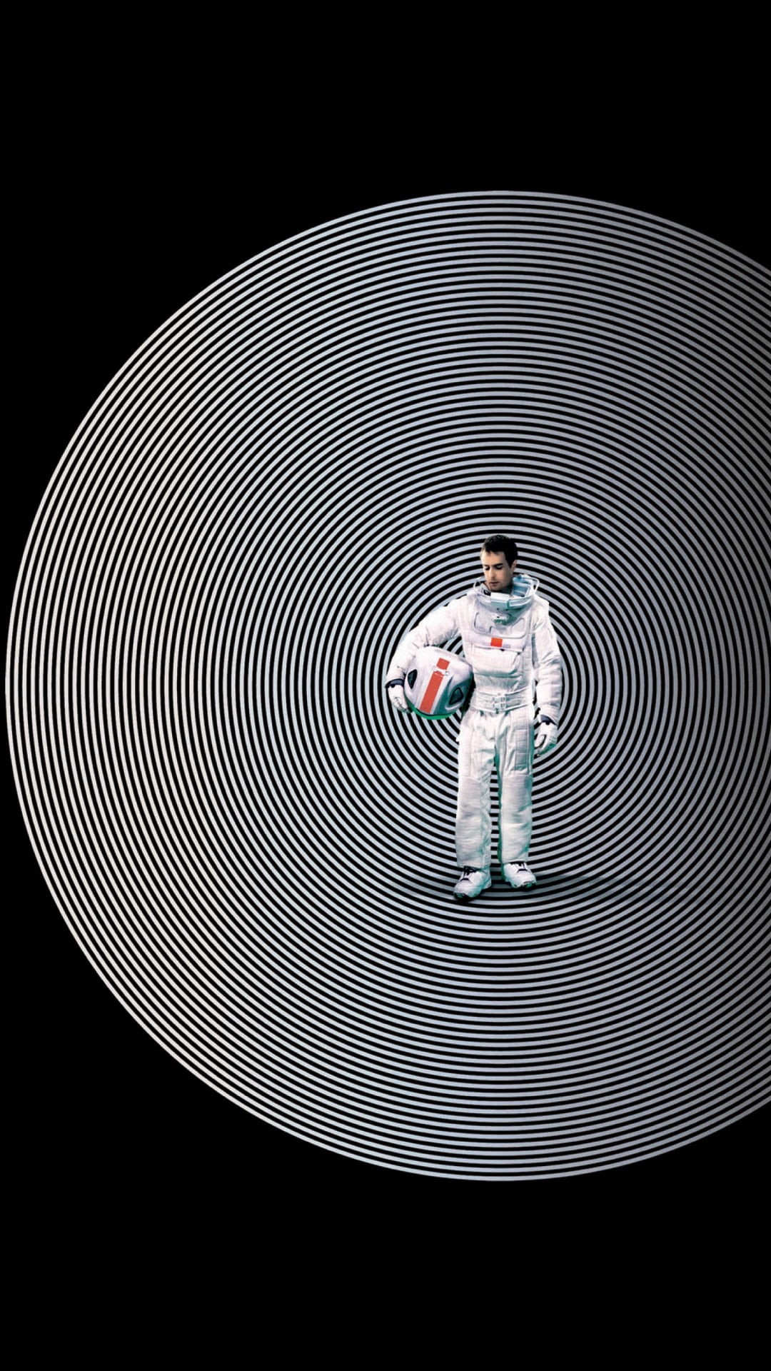 men, science fiction, black background, Sam Rockwell, digital art, shape, leisure activity, studio shot, standing, 1080P, portrait display, casual clothing, Phone HD Wallpaper