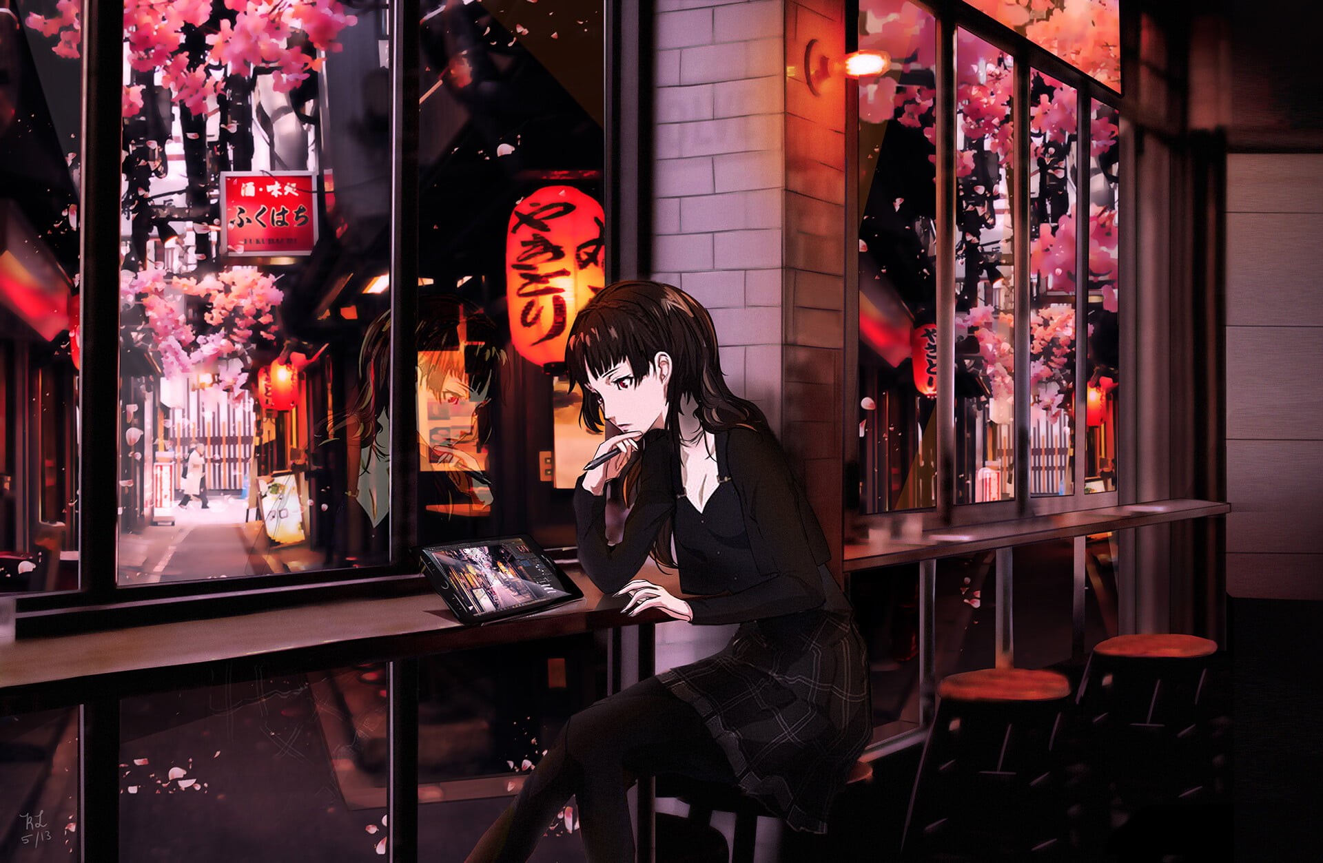 1080P, Persona 5, Makoto Niijima, Persona, HD Wallpaper