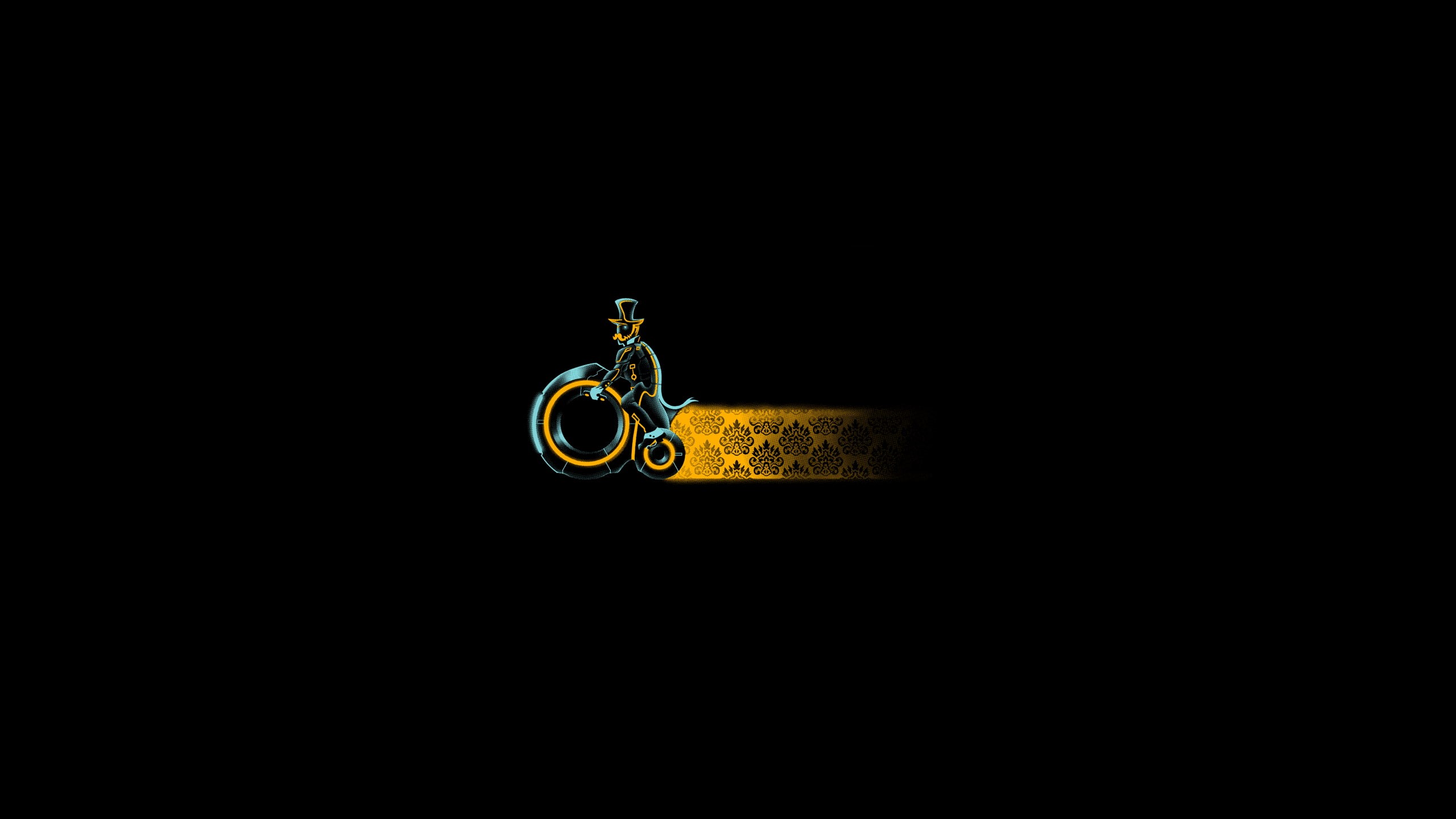 nature, penny, Light Cycle, humor, copy space, black background, skill, steampunk, transportation, mode of transportation, leisure activity, safety, security, HD Wallpaper