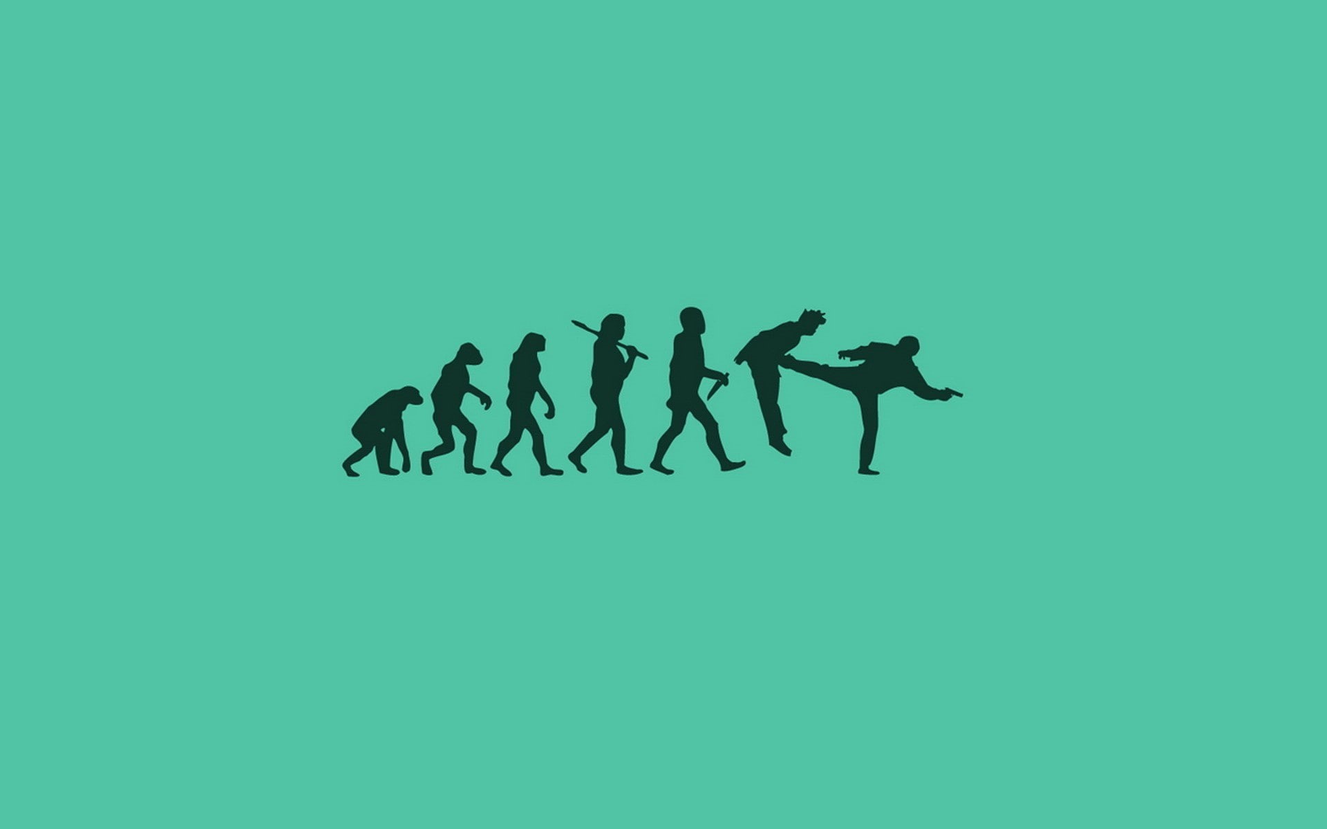 studio shot, digital composite, humor, silhouette, human representation, people, apes, group of people, 1080P, minimalism, digital, real people, indoors, HD Wallpaper