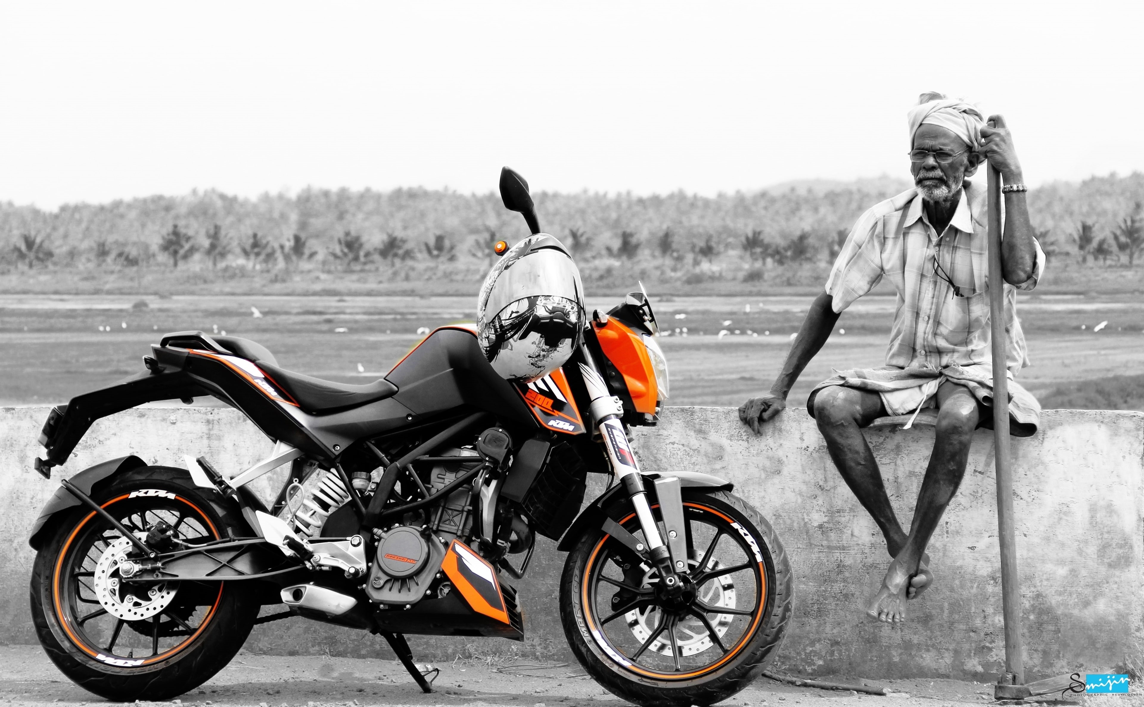 transportation, ktm, sports helmet, activity, sport, biker, helmet, mode of transportation, people, duke, bike, road, motorcycle, Other Motorcycles, women, HD Wallpaper