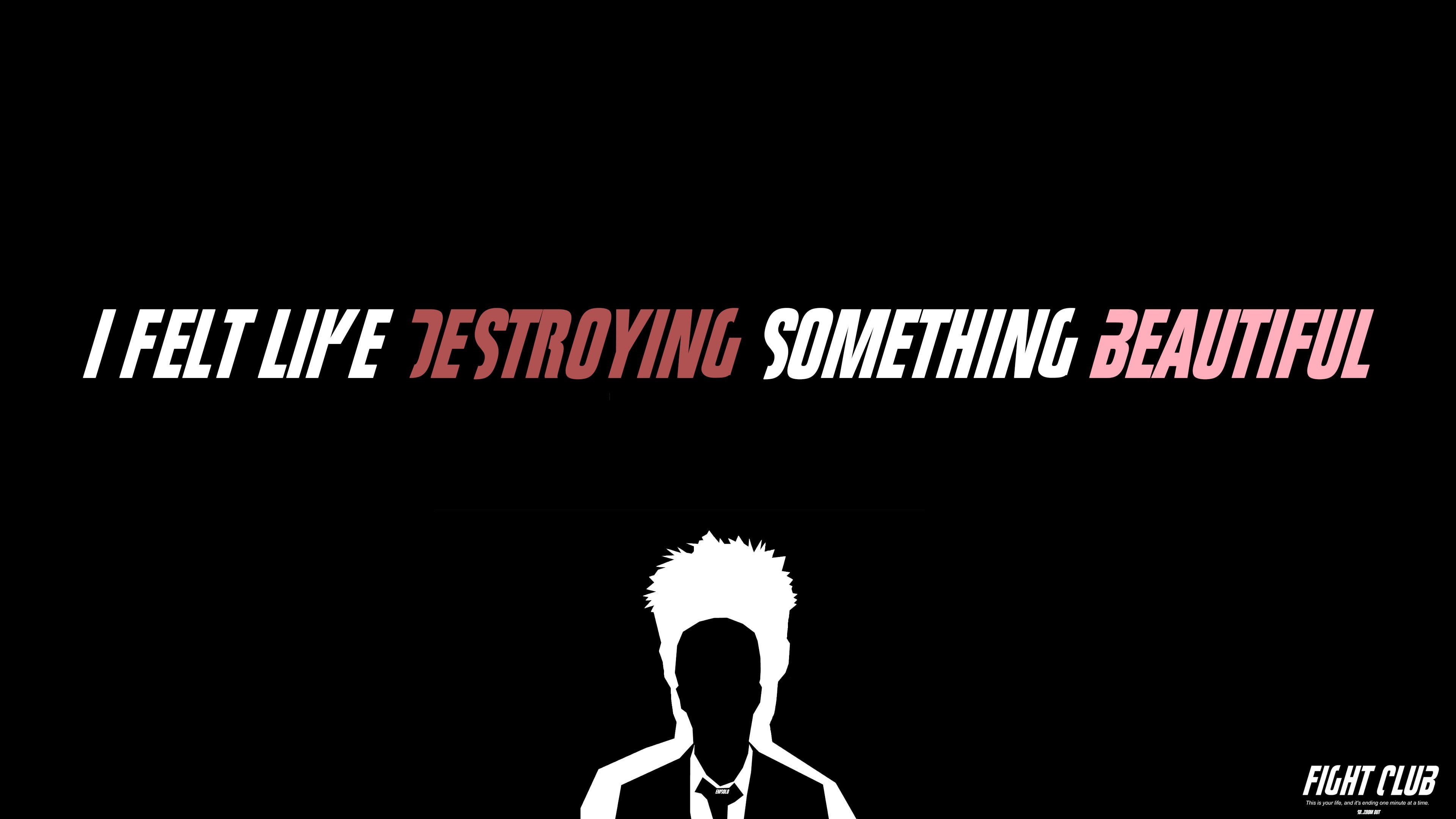 overlay, text, lifestyles, casual clothing, Fight Club, men, indoors, portrait, western script, emsolo, illuminated, black, dark, one person, leisure activity, HD Wallpaper