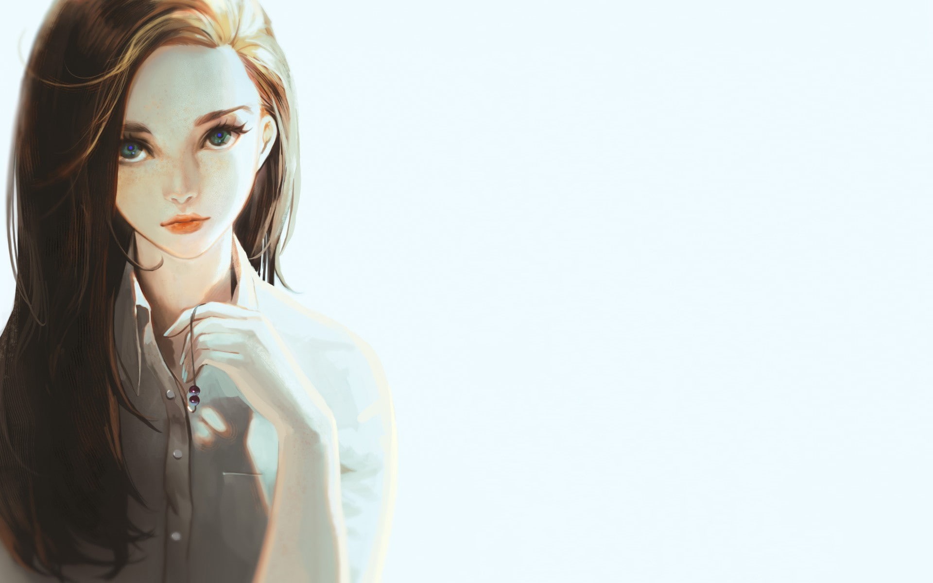 1080P, women, Ilya Kuvshinov, HD Wallpaper