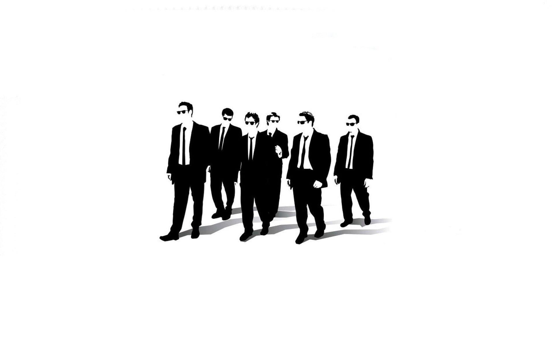 studio shot, 1080P, occupation, quentin, reservoir, movies, togetherness, cut out, tarantino, teamwork, full length, white background, copy space, group of people, HD Wallpaper