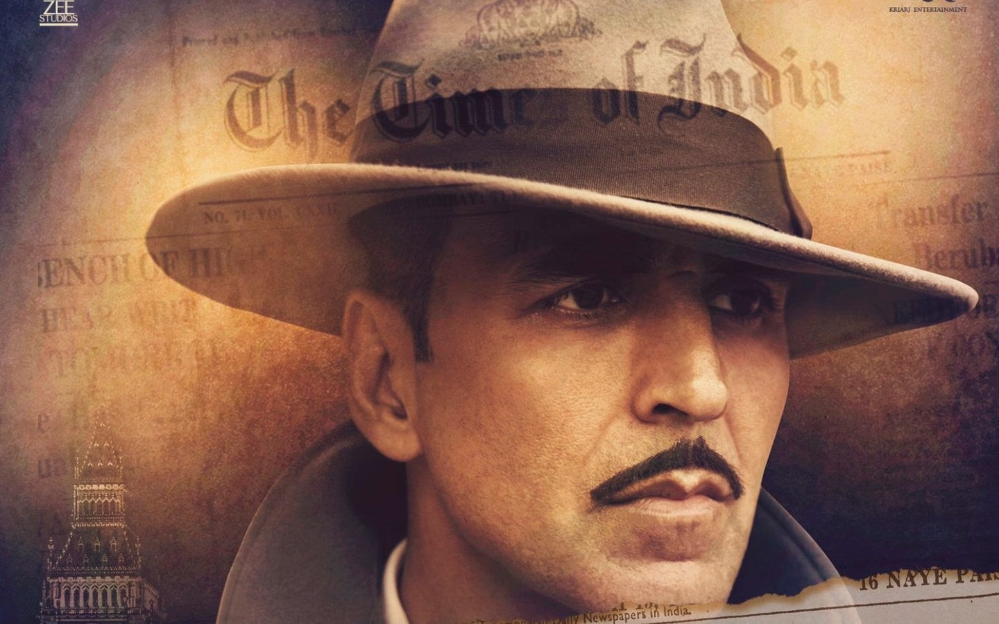Bollywood Movies, headshot, clothing, bollywood, rustom, contemplation, real people, body part, Movies, cap, men, human body part, pavri, kumar, portrait, HD Wallpaper
