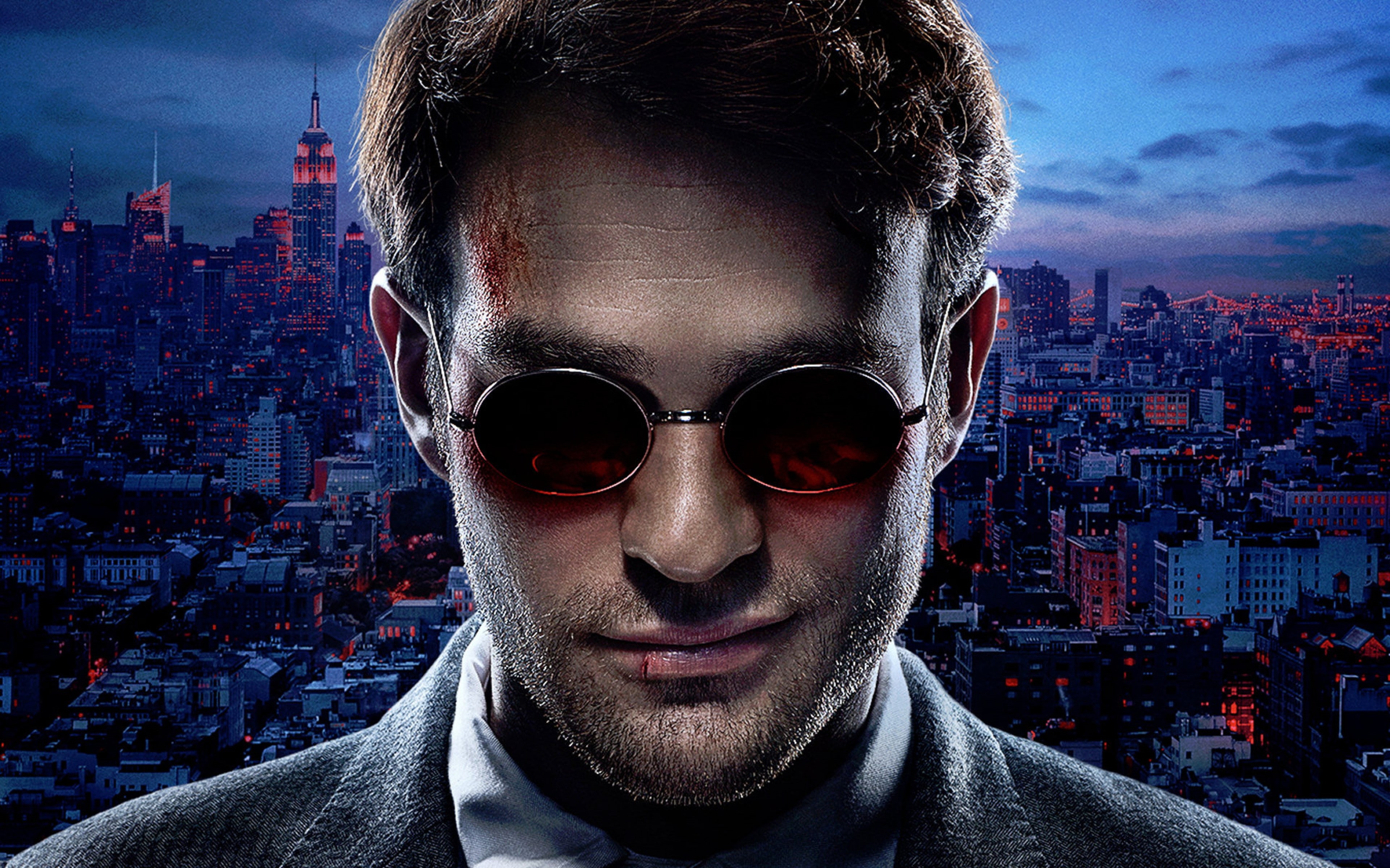 4K, Background Ultra HD 4K, matt murdock, download 3840x2400, daredevil, marvel comics, charlie cox, HD Wallpaper