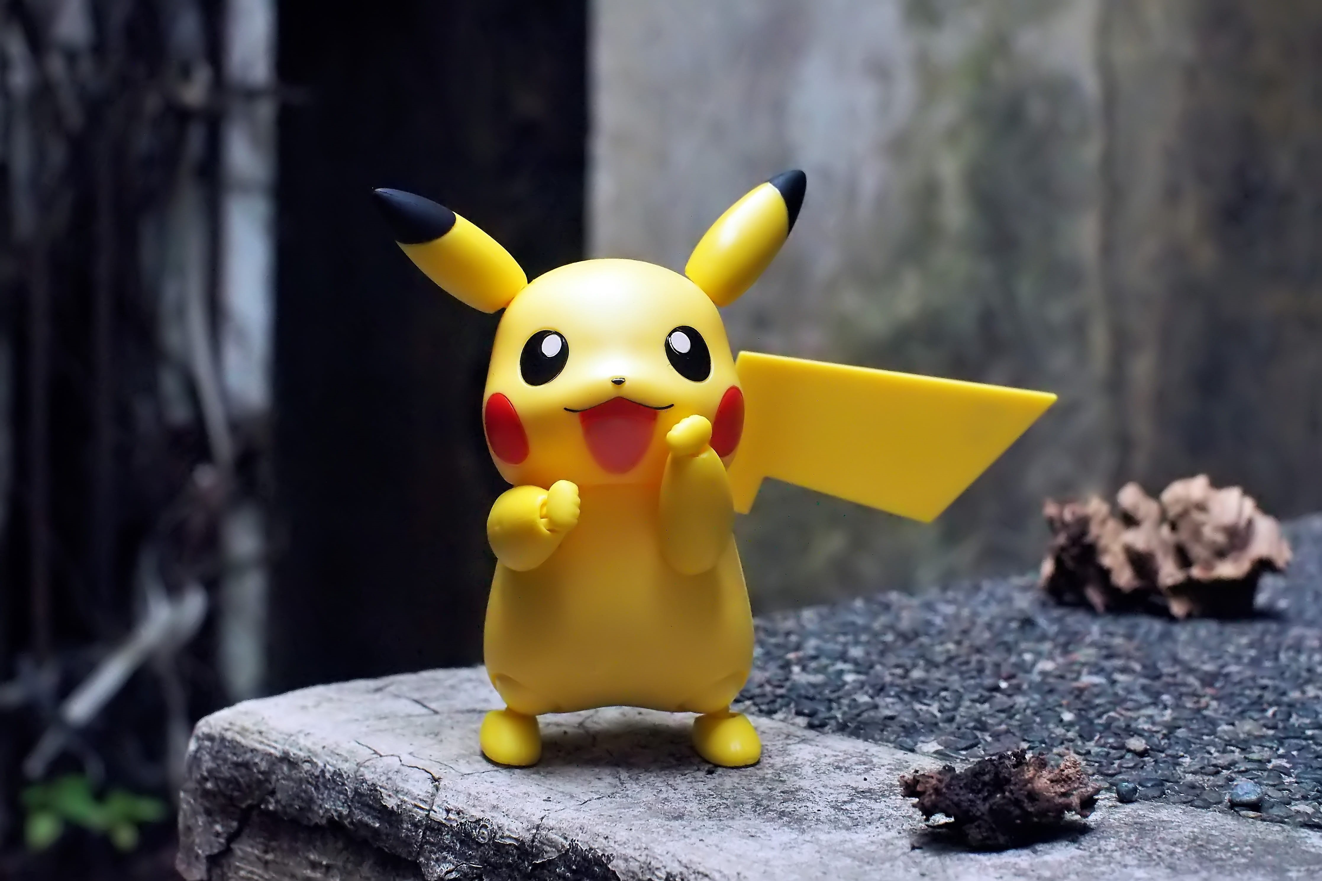 outdoors, solid, small, focus on foreground, art and craft, human representation, no people, cute, childhood, figurine, yellow, creativity, wood - material, HD Wallpaper
