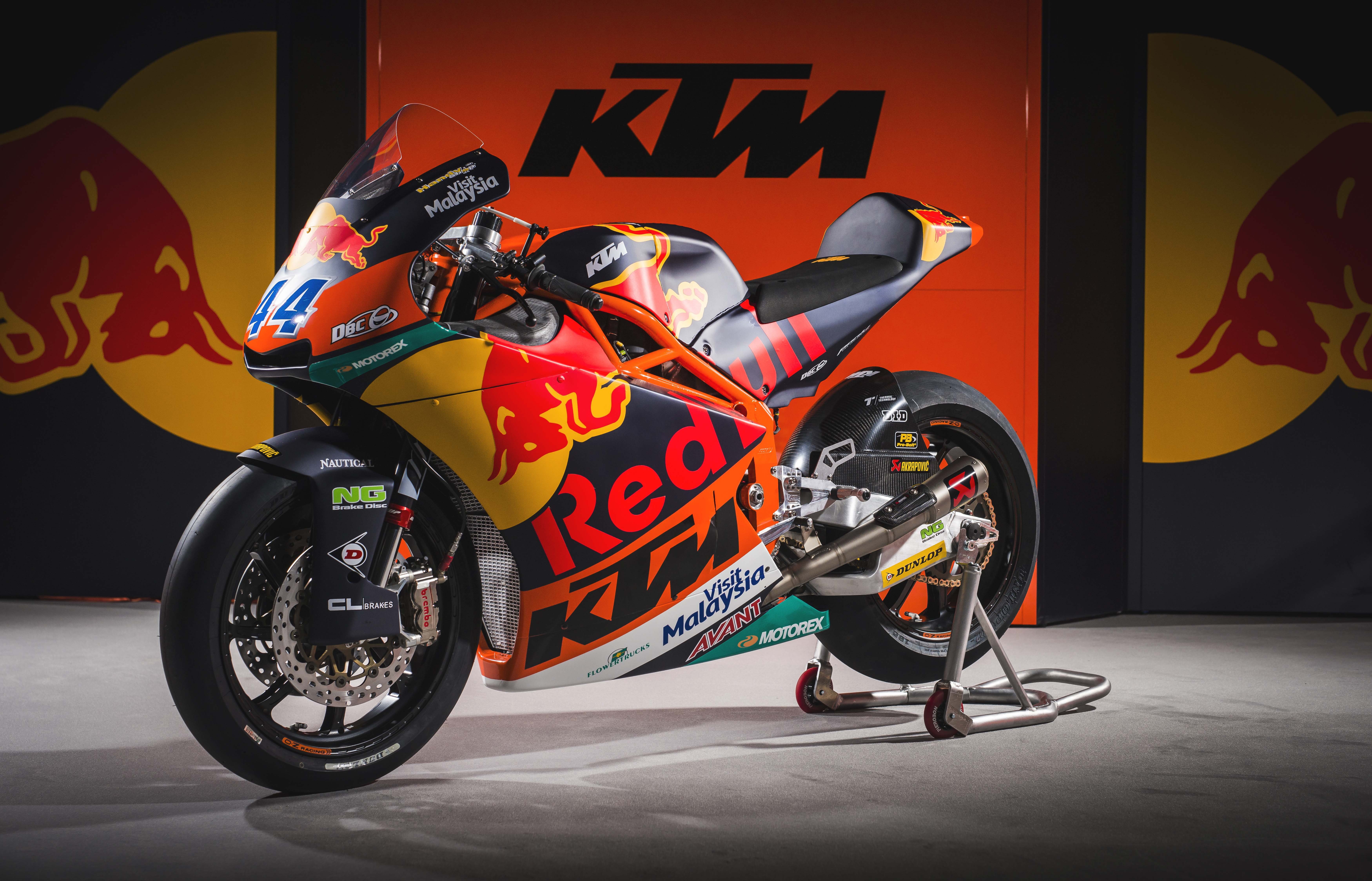 4K, MotoGP bike, 5K, KTM Moto2, Race bike, 2017, HD Wallpaper