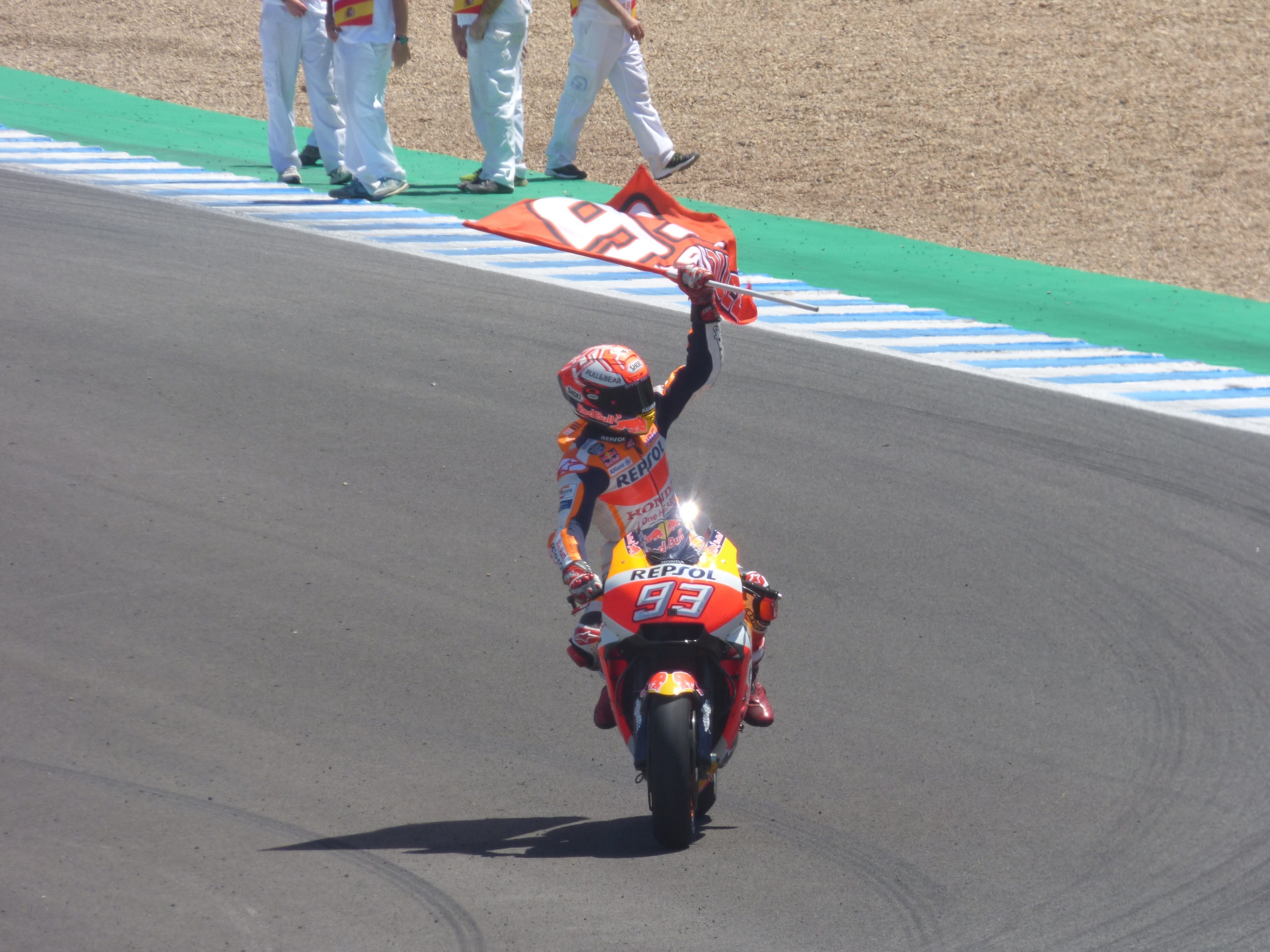 day, street, riding, racing, honda, race, winner, human body part, road, body part, low section, city, 4K, outdoors, marc marquez, transportation, bike, HD Wallpaper