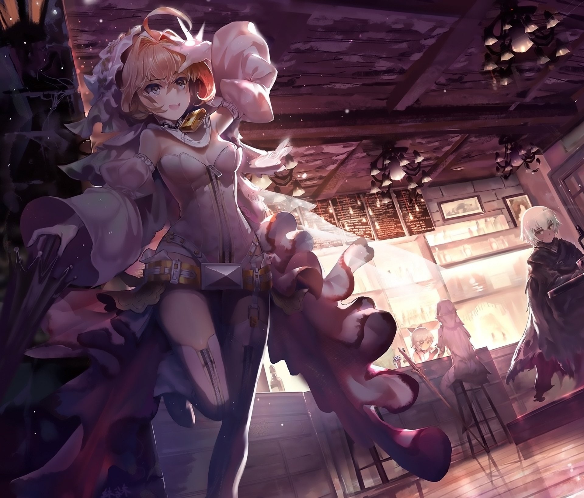 Saber (Fate Series), 1080P, Saber Bride, Fate Series, Scathach (Fate/Grand Order), Fate/Grand Order, Nero Claudius, HD Wallpaper