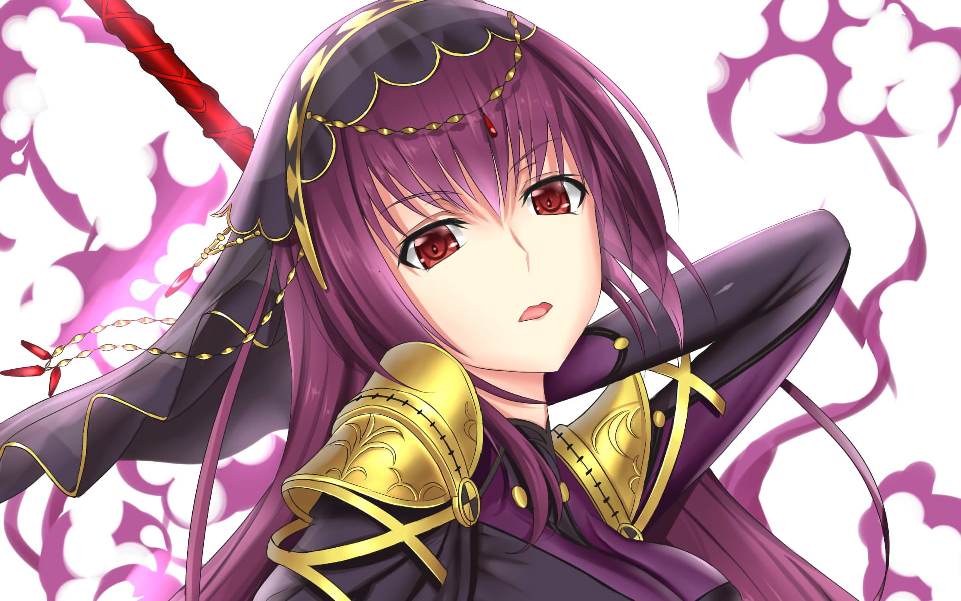mannequin, human representation, indoors, studio shot, creativity, no people, festival, male likeness, purple, Fate/Grand Order, Fate Series, female likeness, HD Wallpaper