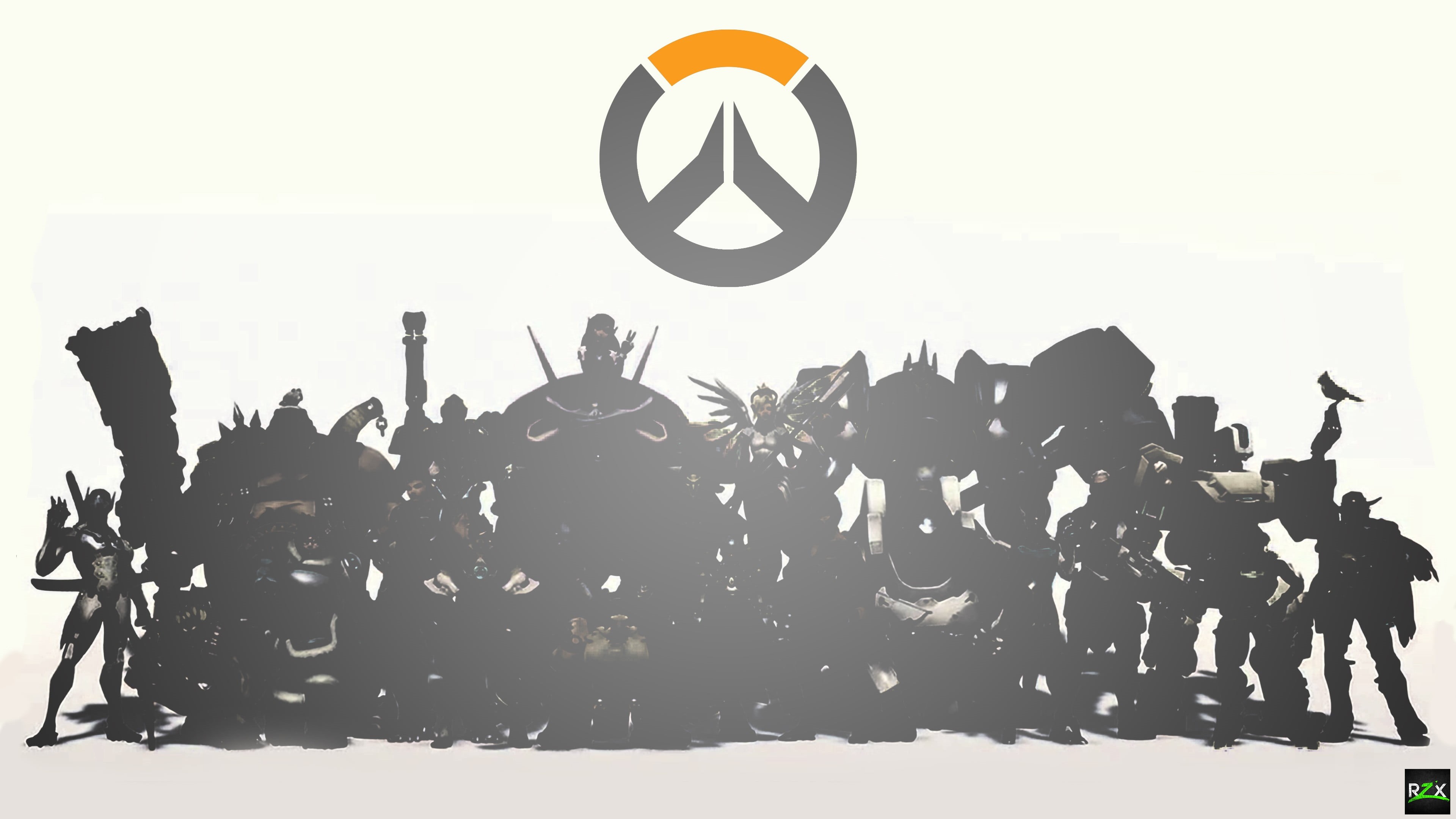 enjoyment, crowd, D.Va (Overwatch), adult, lifestyles, communication, Roadhog, Mercy (Overwatch), celebration, silhouette, event, transportation, HD Wallpaper
