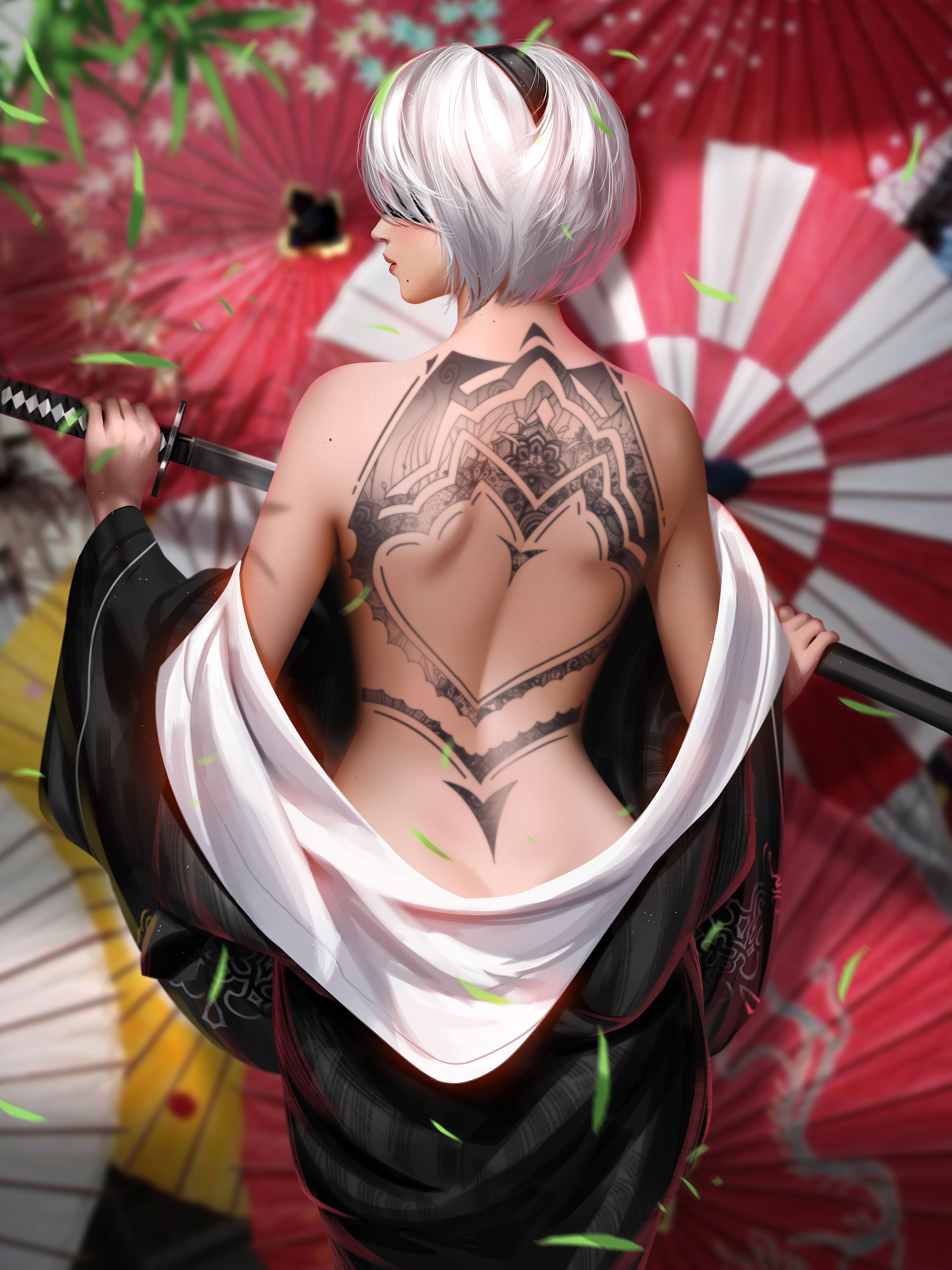 4K, women, Liang-Xing, Phone HD Wallpaper