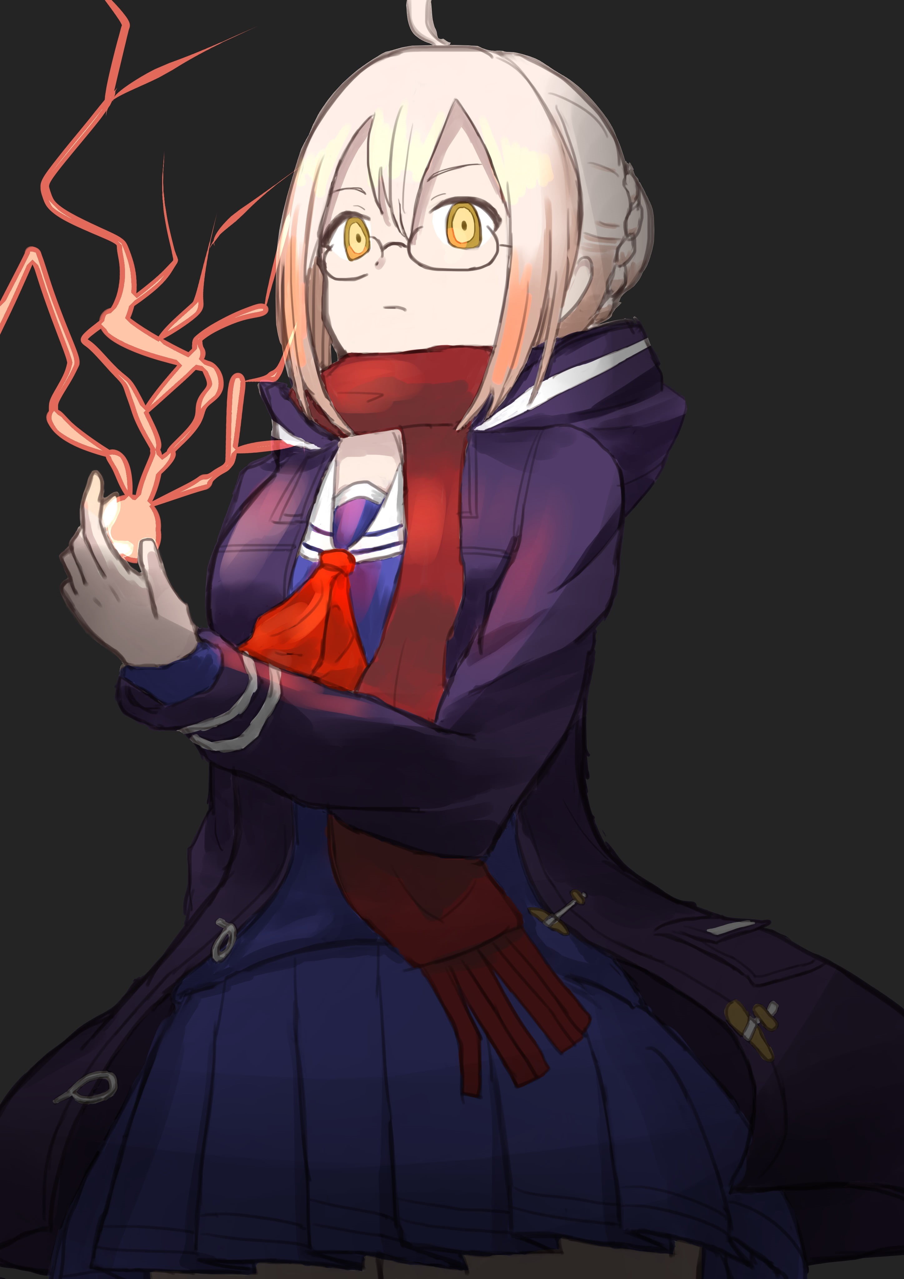 mask - disguise, Fate/Grand Order, Saber, mask, body part, black background, dress, portrait, cartoon, blue, people, human face, female, Mysterious Heroine X Alter (Fate/Grand Order), Phone HD Wallpaper