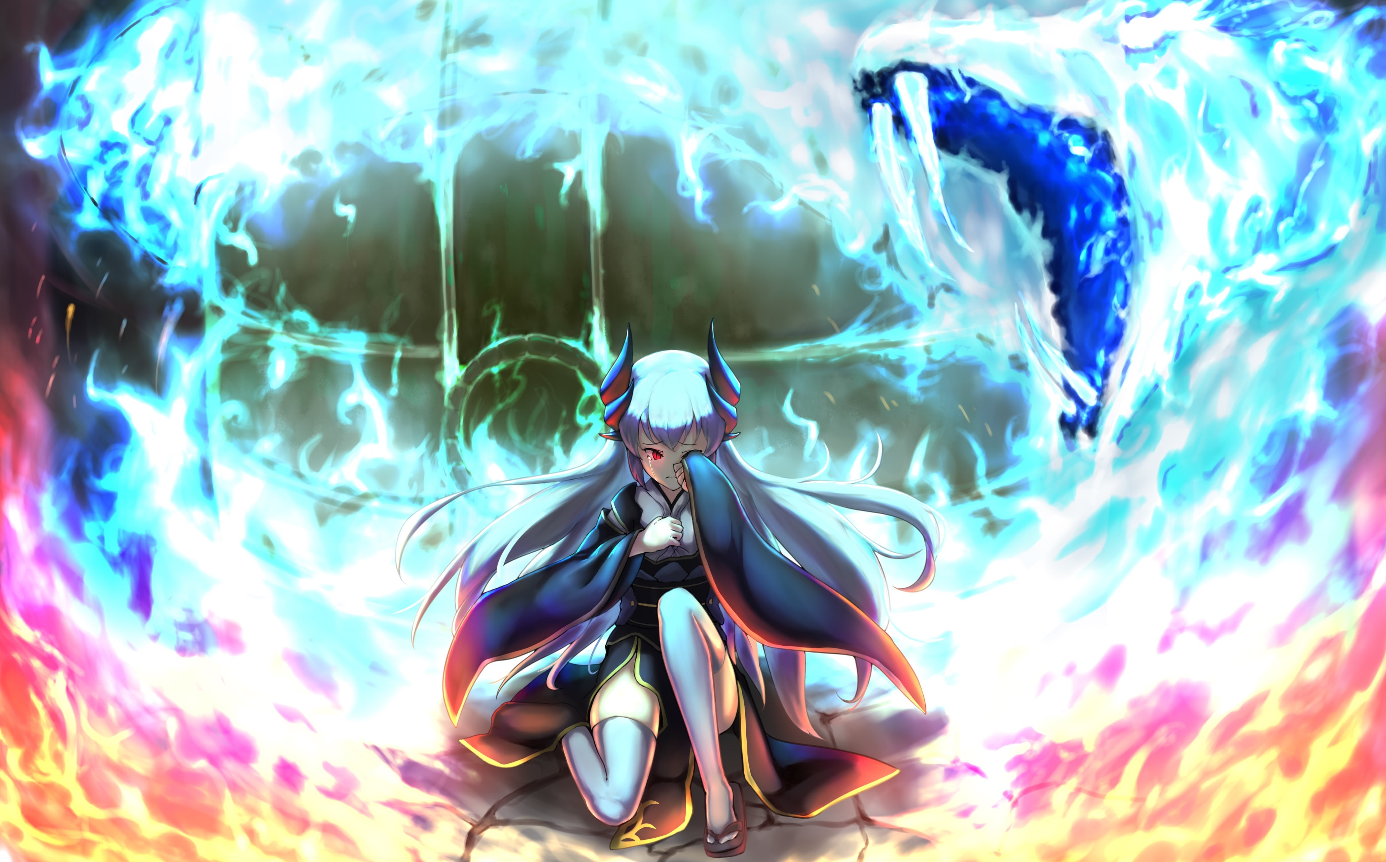 Lancer (Fate/Grand Order), Fate/Grand Order, Fate Series, 4K, Kiyohime (Fate/Grand Order), HD Wallpaper