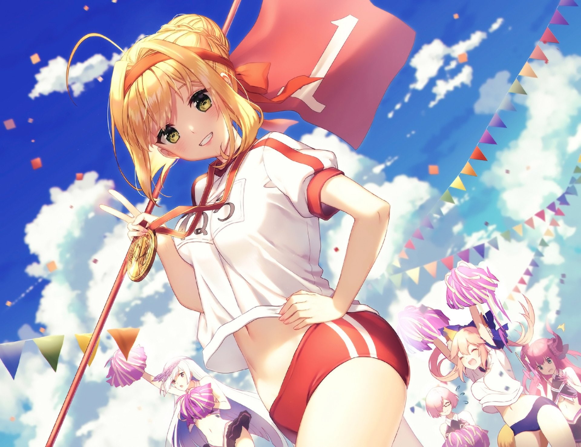 Lancer (Fate/Grand Order), Fate Series, Shielder (Fate/Grand Order), Fate/Grand Order, 1080P, Saber (Fate Series), Caster (Fate/Extra), HD Wallpaper