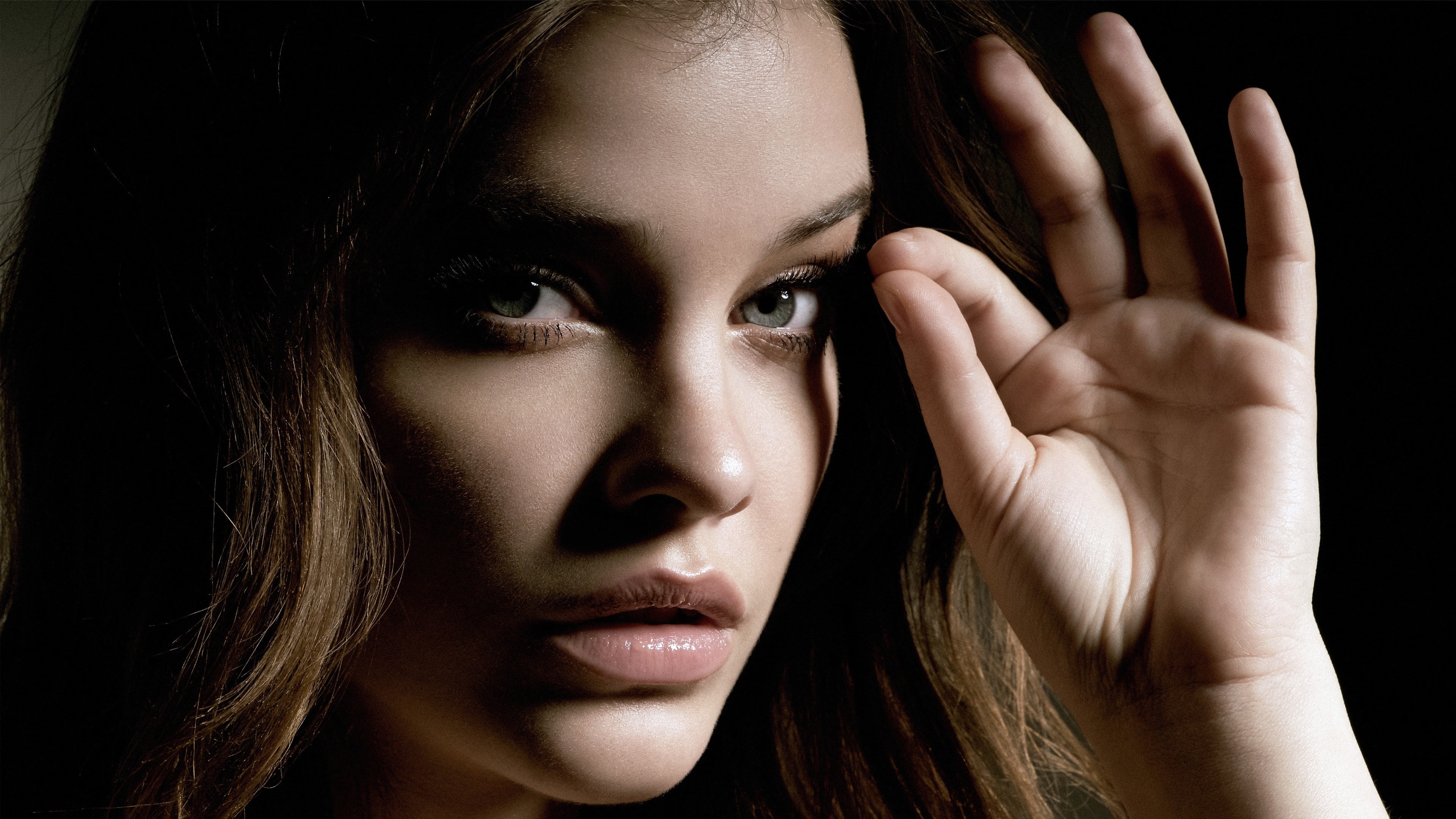 face, 4K, Barbara Palvin, women, model, HD Wallpaper