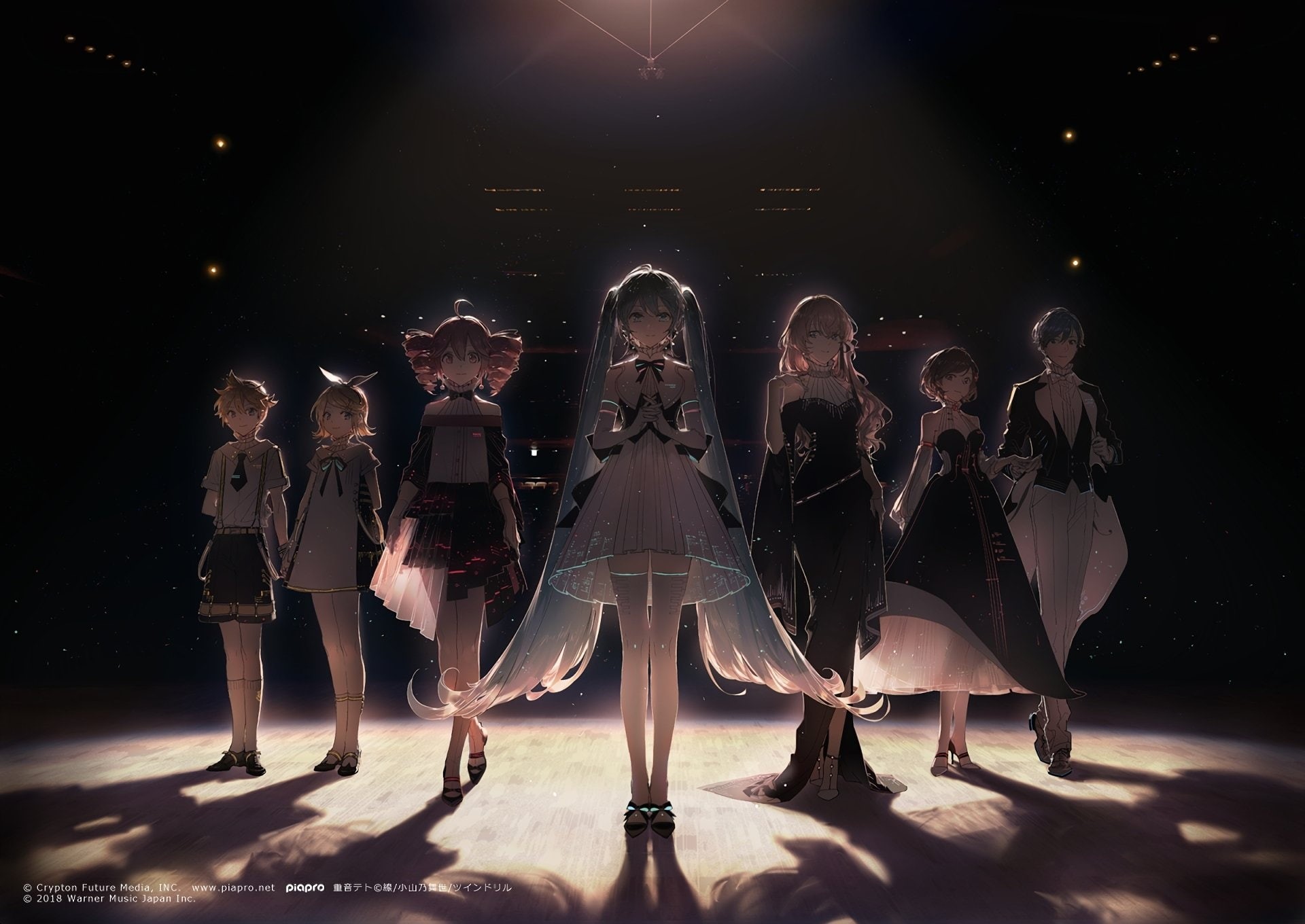 Meiko (Vocaloid), Len Kagamine, Luka Megurine, Anime, Vocaloid, Kaito (Vocaloid), 1080P, Kasane Teto, Hatsune Miku, Rin Kagamine, HD Wallpaper