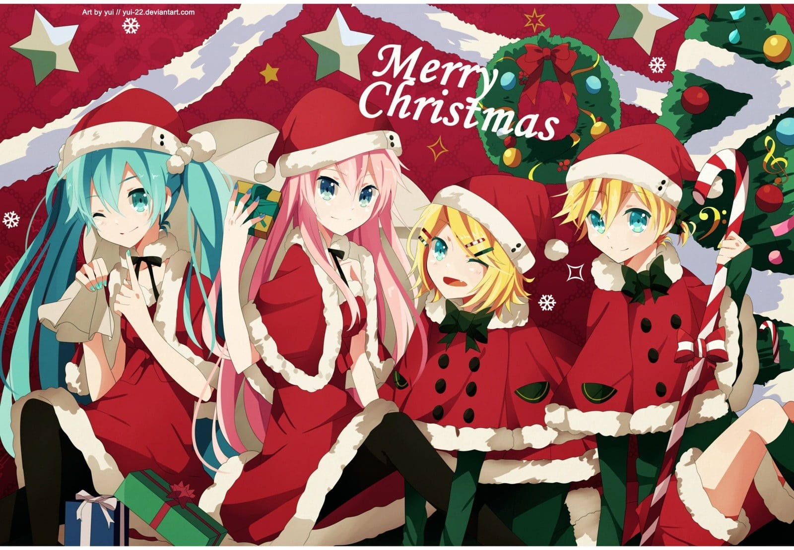 human representation, no people, Vocaloid, arts culture and entertainment, mask - disguise, celebration, Kagamine Len, red, 720P, anime, multi colored, HD Wallpaper