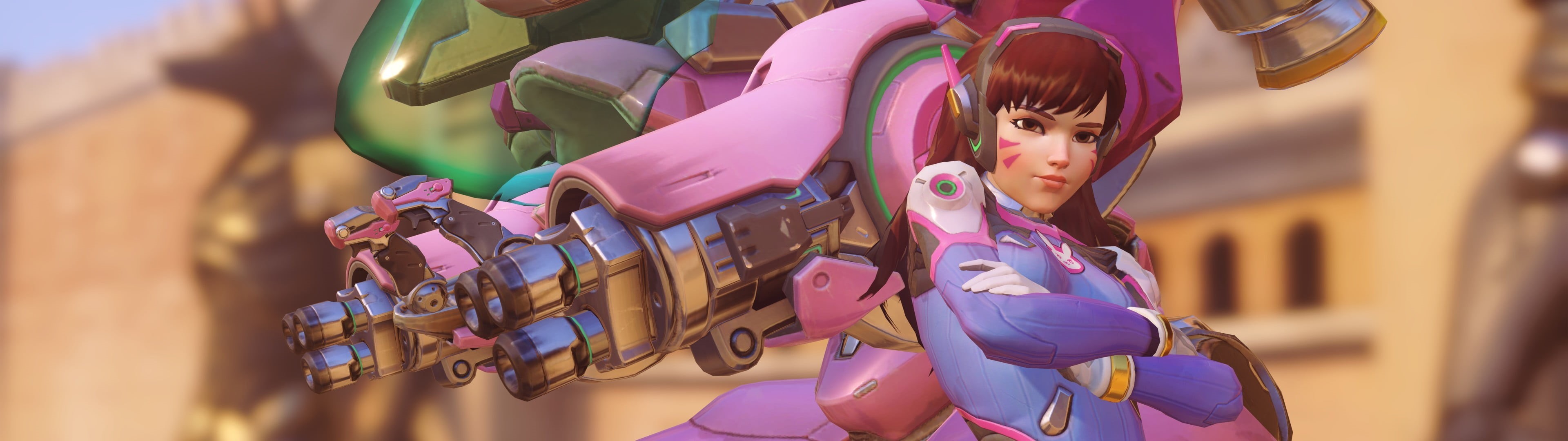 Overwatch, anime, 4K, selective focus, illustration, pink color, beautiful woman, character, clothing, lifestyles, fashion, D.Va (Overwatch), people, women, HD Wallpaper