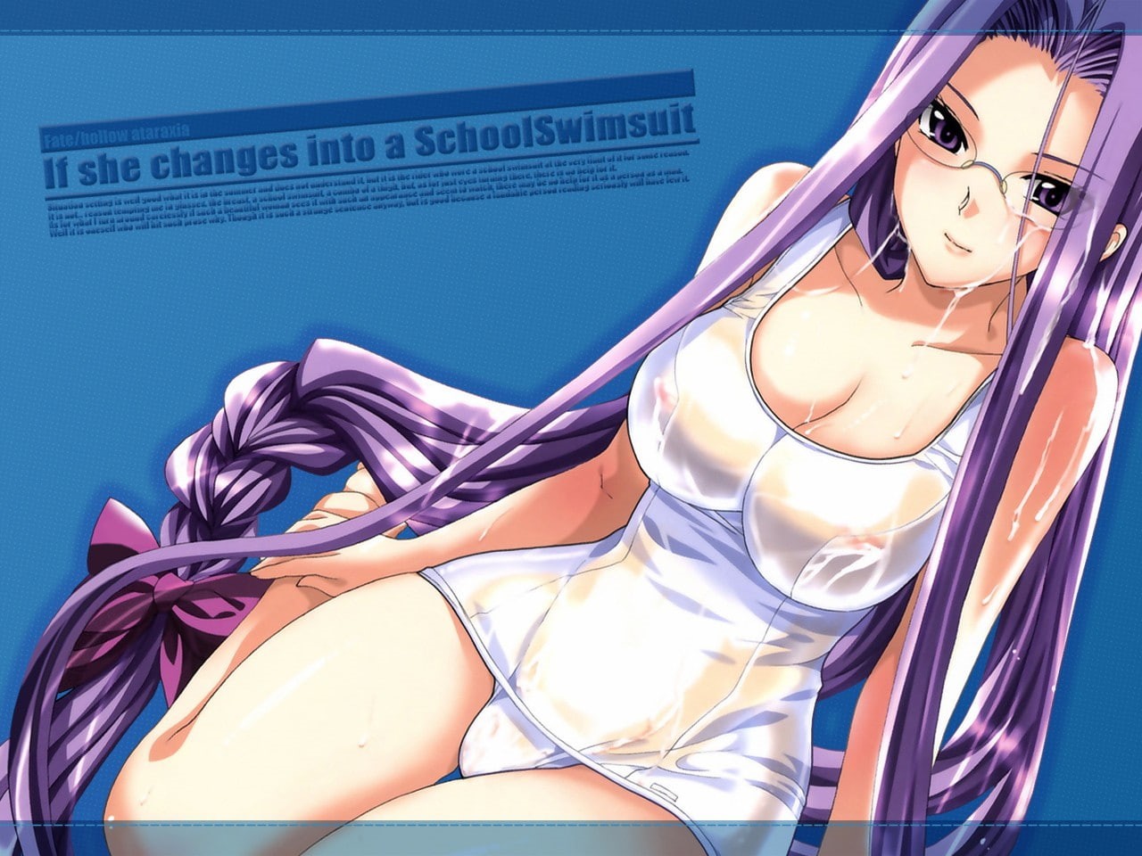 meganekko, hd, Fate/stay Night, fatestay, rider, stay, anime, 720P, x, night, sukumizu, art, fate, HD Wallpaper